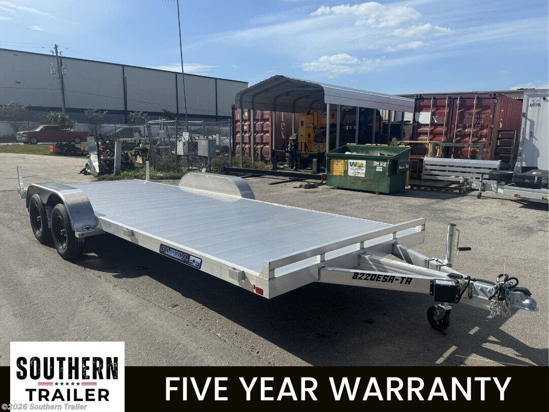 2027 Aluma 8220 20' Aluminum ESA Car Trailer 7K GVWR