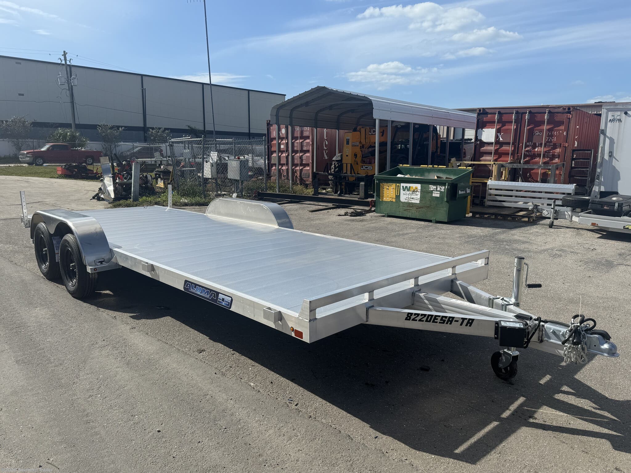 2027 Aluma 8220 20' Aluminum ESA Car Trailer 7K GVWR - New Car Hauler Trailer for sale by Southern Trailer in Englewood, Florida
