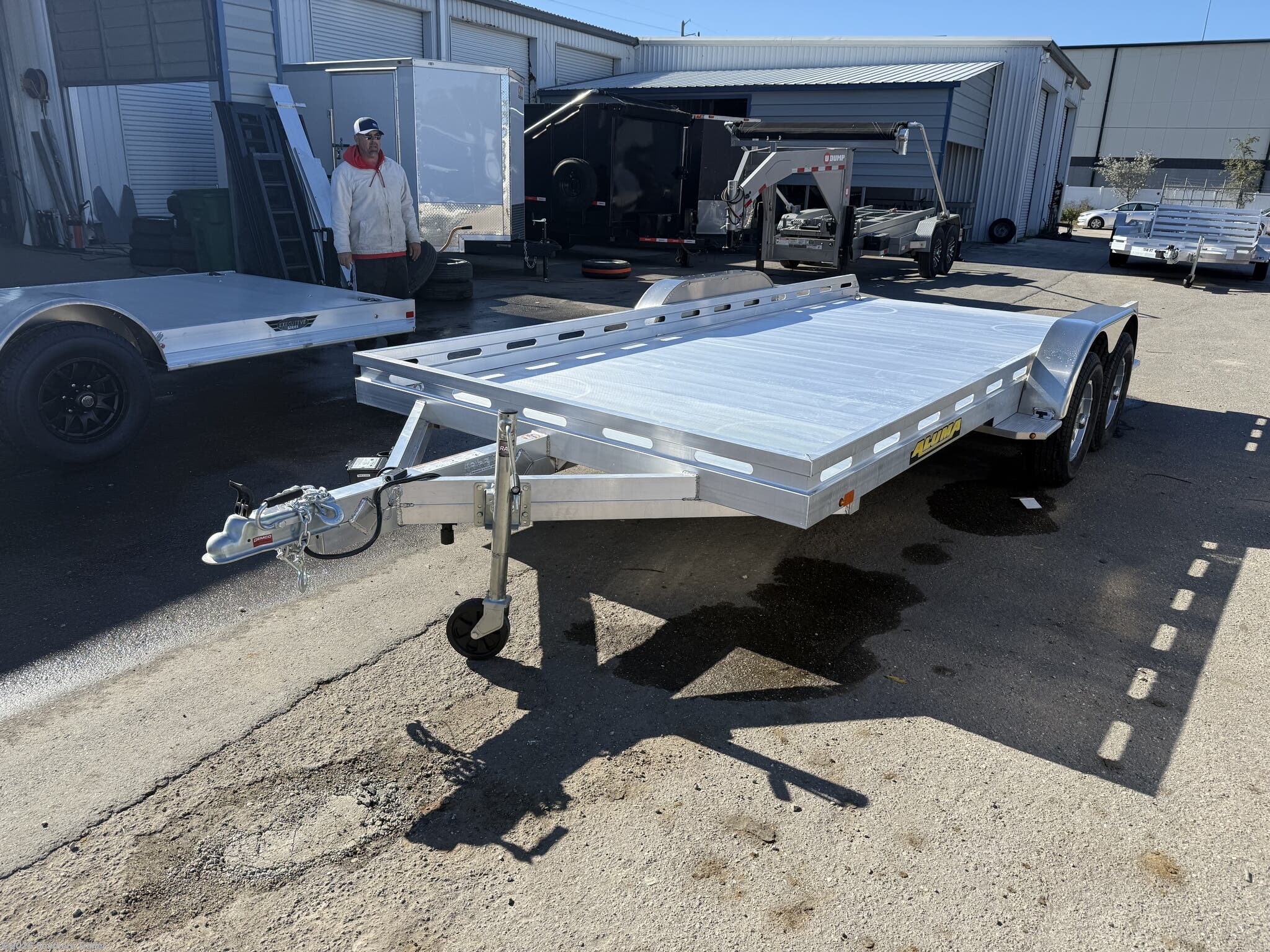 2027 16' Utility Trailer w/Ramps 8.5K GVWR by Aluma from Southern Trailer in Englewood, Florida