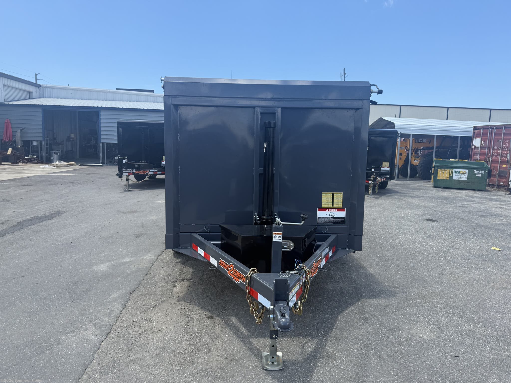 New 2026 Down 2 Earth 6X12X4 Tall Sided Telescopic Dump Trailer 9.9K GVW available in Englewood, Florida