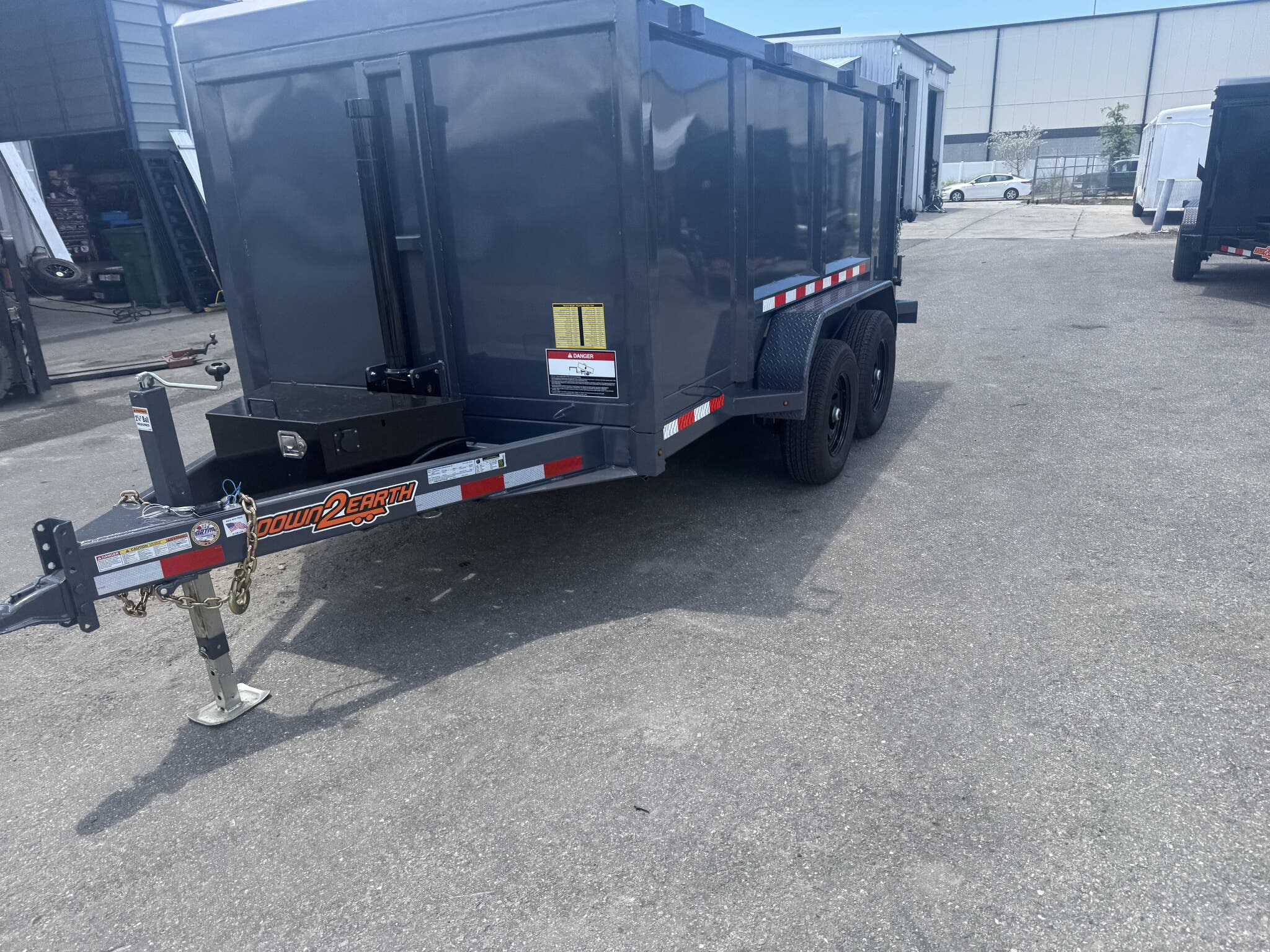 2026 6X12X4 Tall Sided Telescopic Dump Trailer 9.9K GVW by Down 2 Earth from Southern Trailer in Englewood, Florida