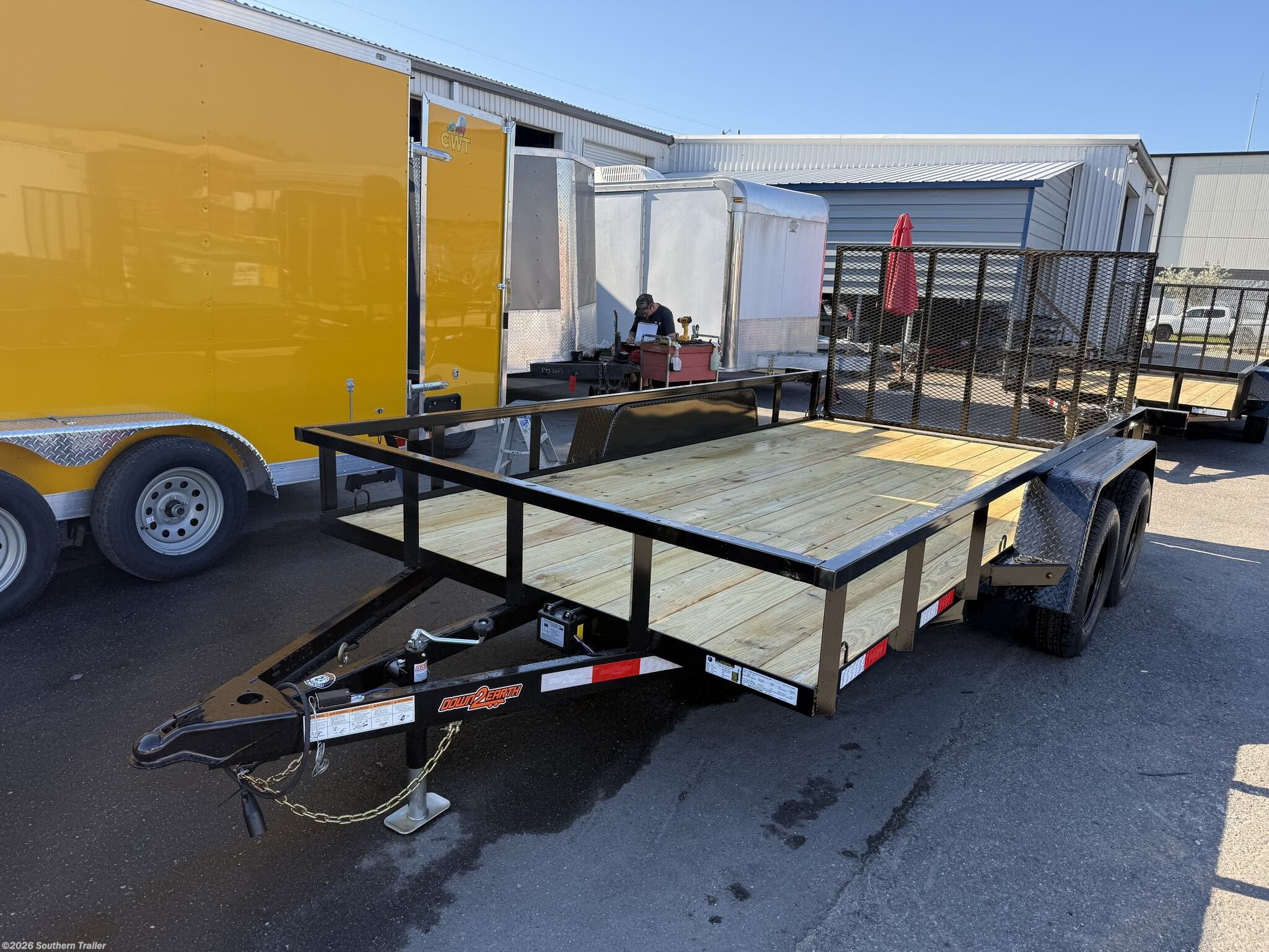 2026 Down 2 Earth 82X14 Utility Trailer 7K GVWR - New Utility Trailer for sale by Southern Trailer in Englewood, Florida