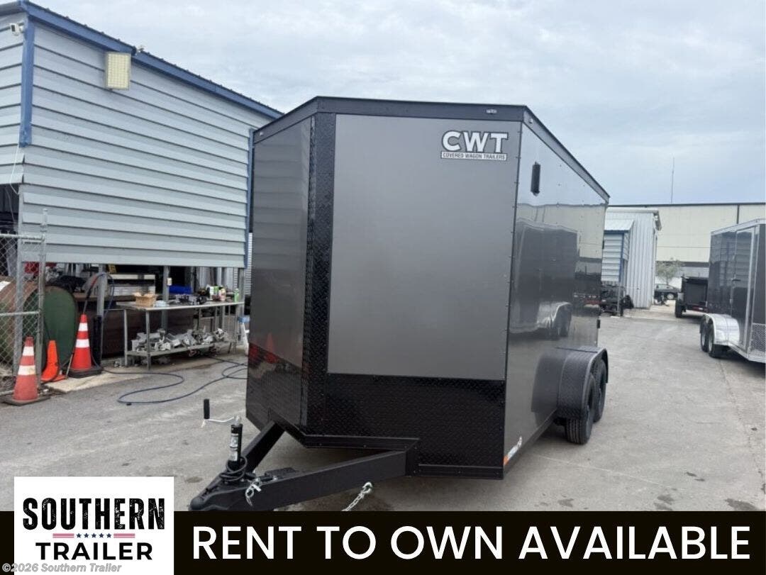 2026 Covered Wagon Goldmine 7X14 Extra Tall Enclosed Cargo Trailer 7K GVWR