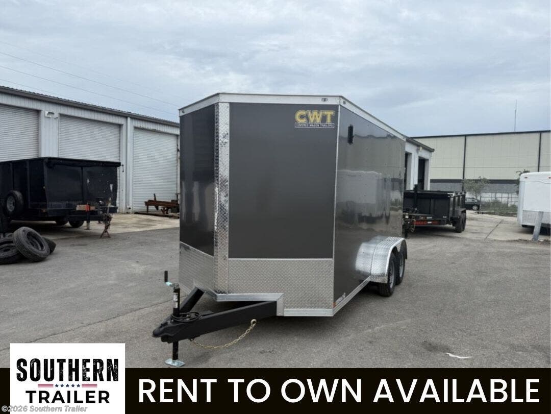 2026 Covered Wagon Goldmine 7X14 Extra Tall Enclosed Cargo Trailer 7K GVWR