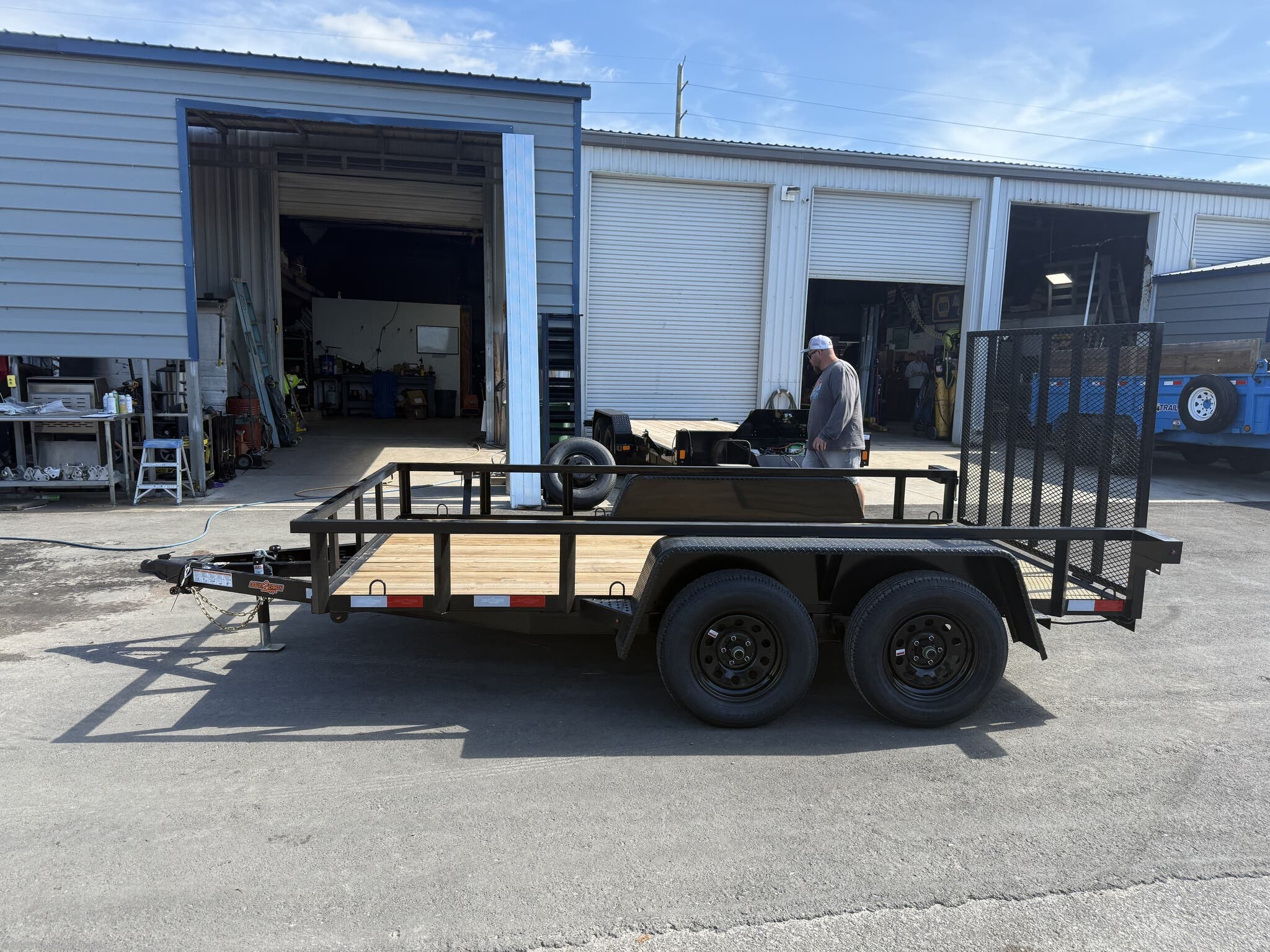 New 2026 Down 2 Earth 76X12 Tandem Axle Utility Trailer 7K GVWR available in Englewood, Florida
