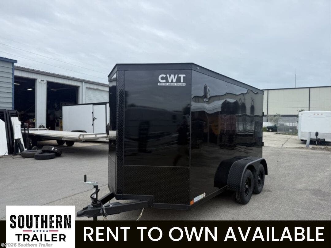 2026 Covered Wagon 6X12 Tandem Axle Enclosed Trailer 7K GVWR
