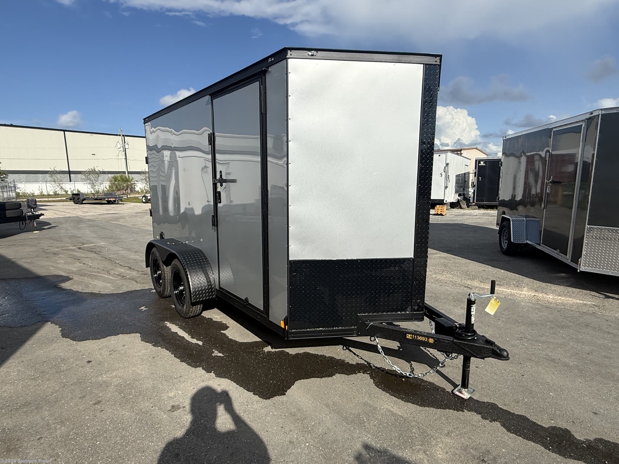2026 Covered Wagon 6X12 Tandem Axle Enclosed Trailer 7K GVWR
