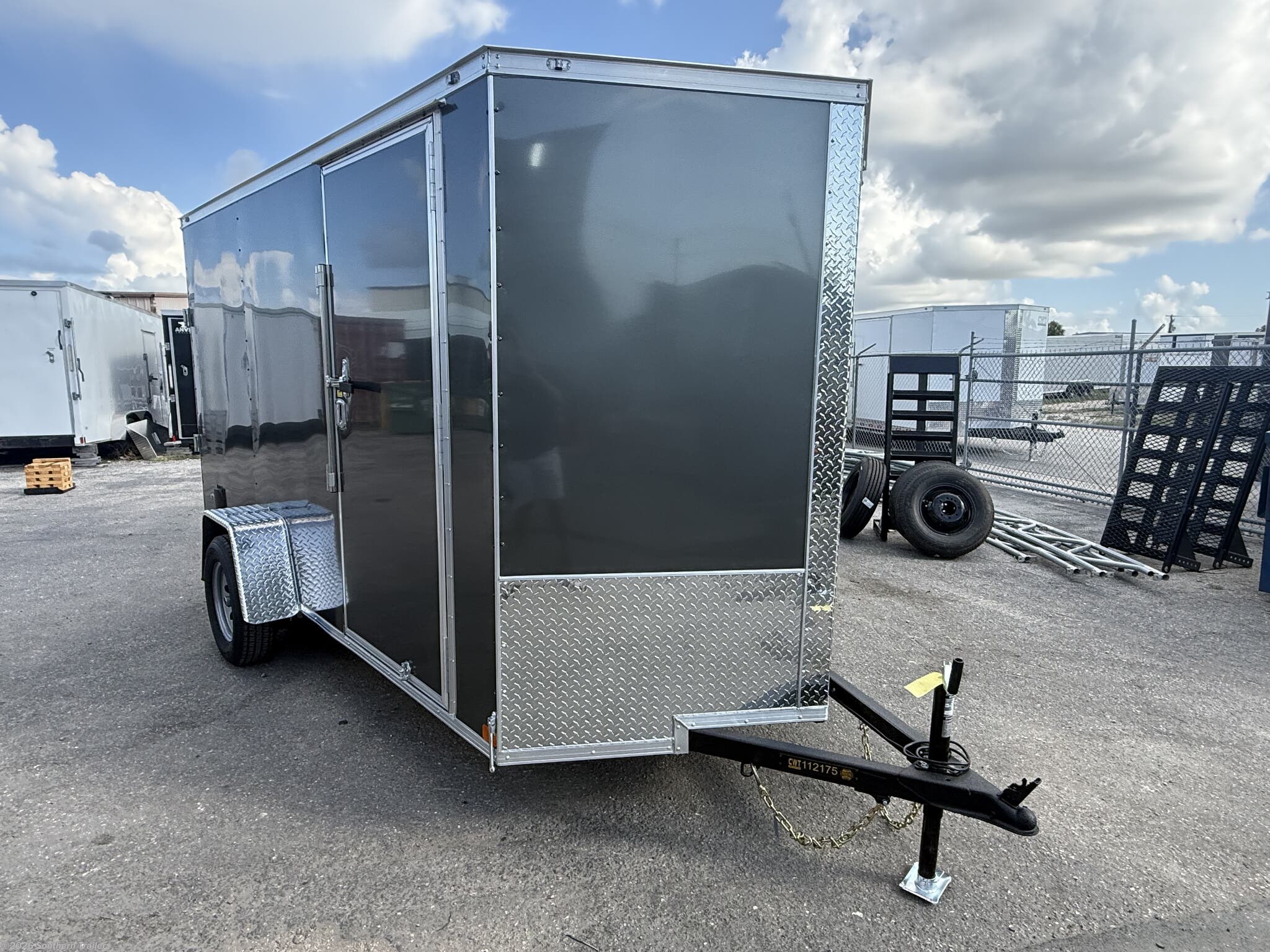 2026 Covered Wagon 6X12 Single Axle Enclosed Cargo Trailer 2990 GVWR