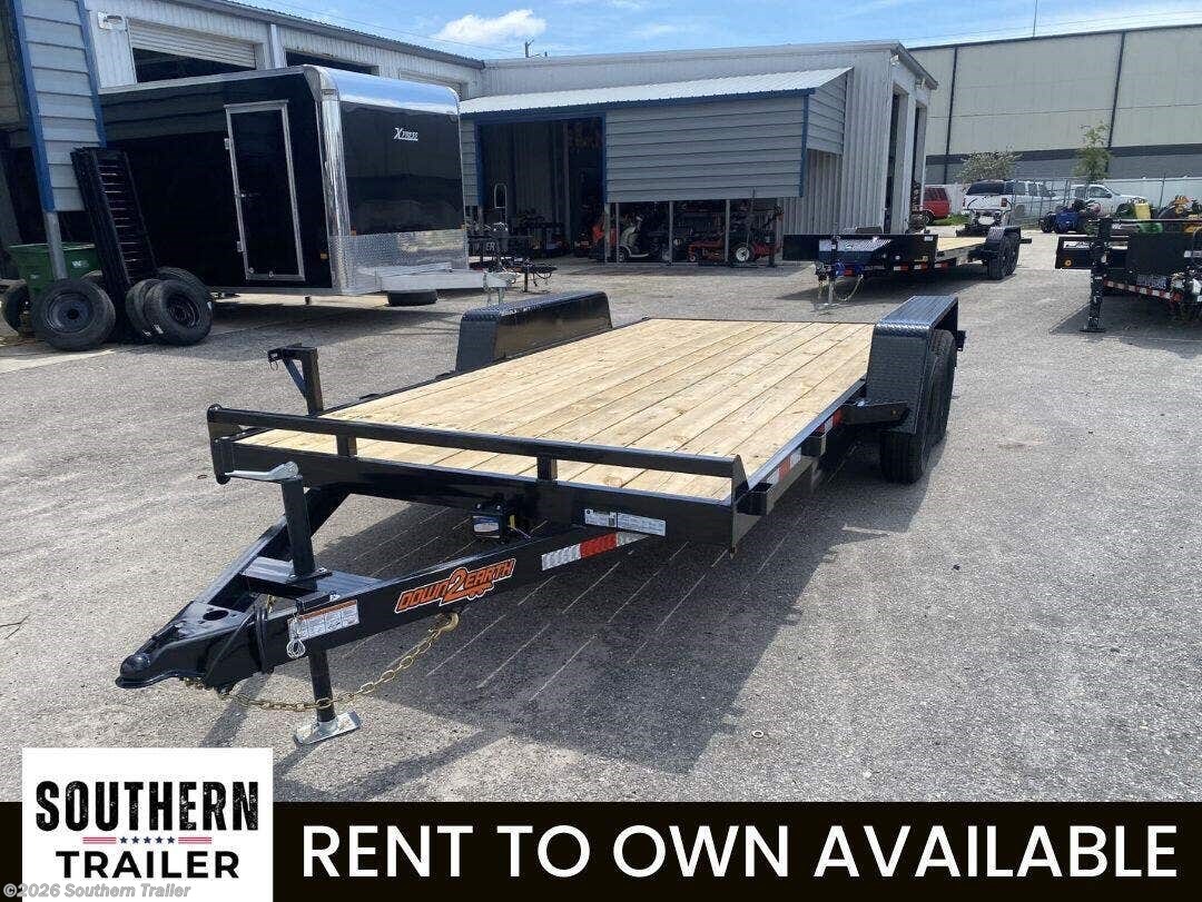 2026 Down 2 Earth 82X16 Car Hauler Trailer 7000 LB GVWR