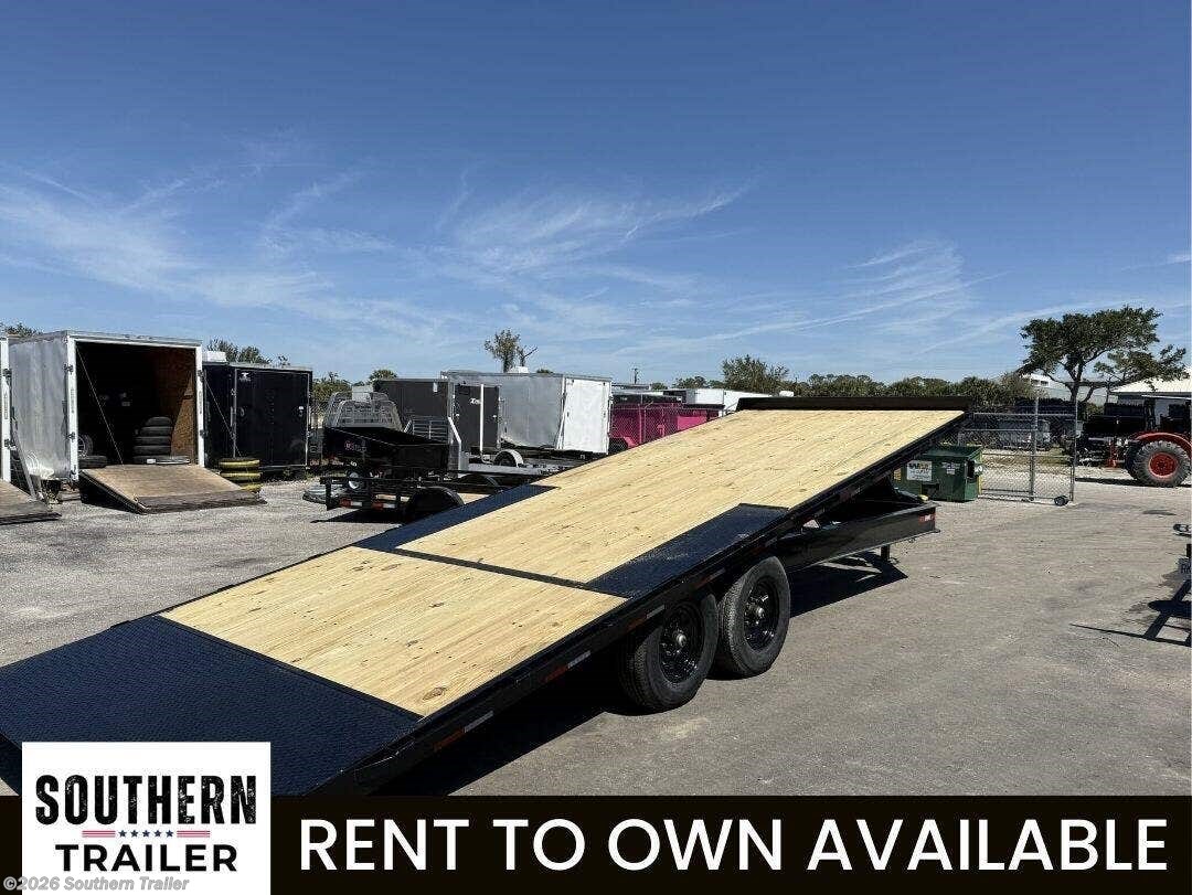 2026 Down 2 Earth 102X24 Deckover Tilt Trailer 14K GVWR