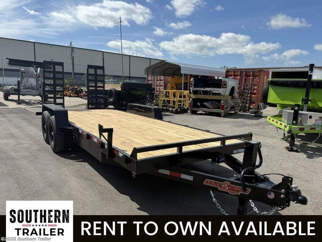 2026 Down 2 Earth 82X20 Equipment Trailer 14000 LB GVWR
