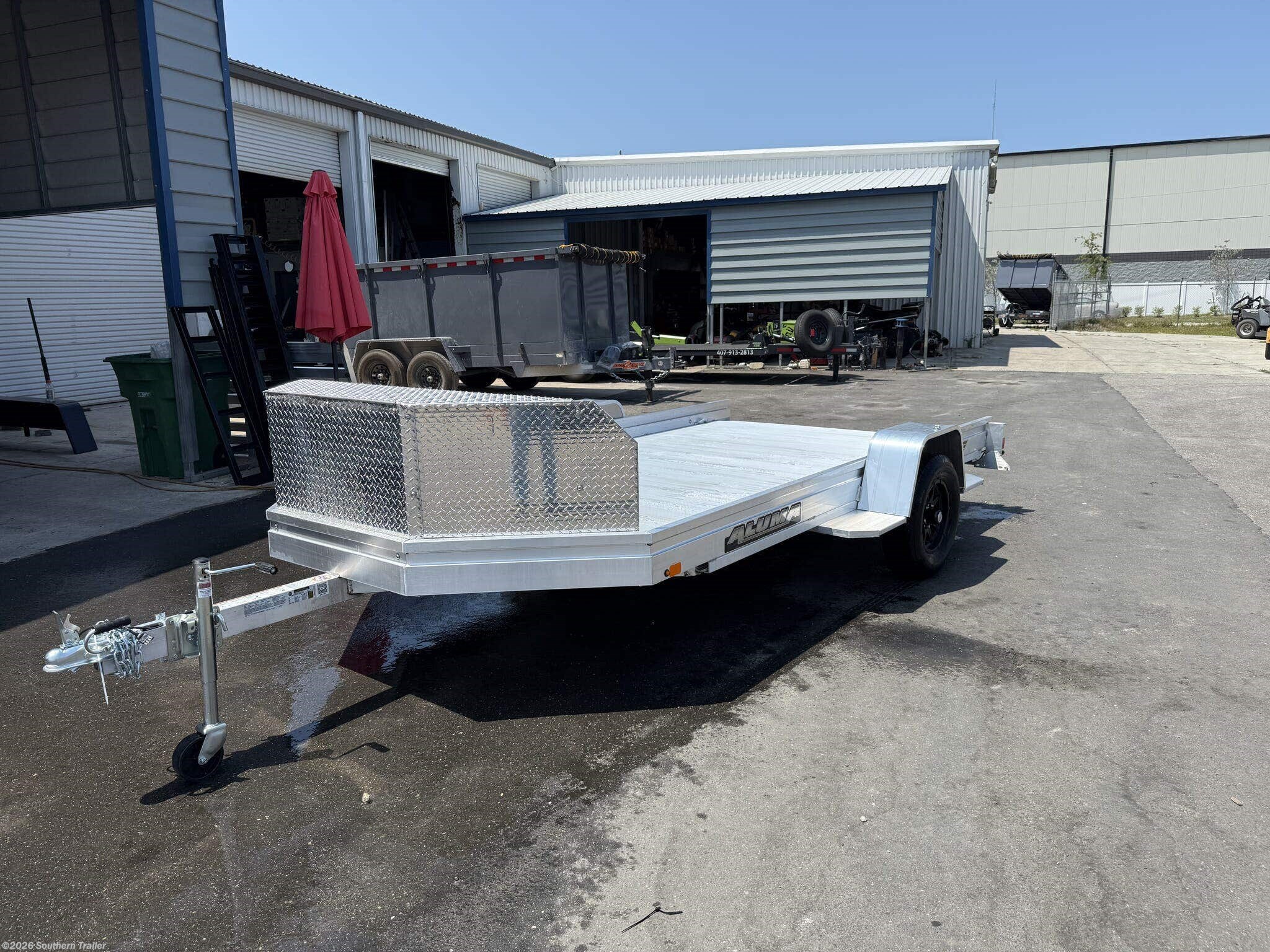 2027 Aluma UTR12S-R Aluminum ATV UTV Utility Trailer - New Utility Trailer for sale by Southern Trailer in Englewood, Florida