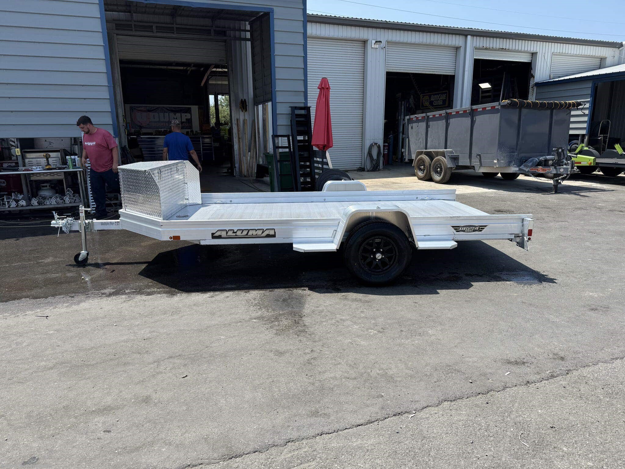 New 2027 Aluma UTR12S-R Aluminum ATV UTV Utility Trailer available in Englewood, Florida