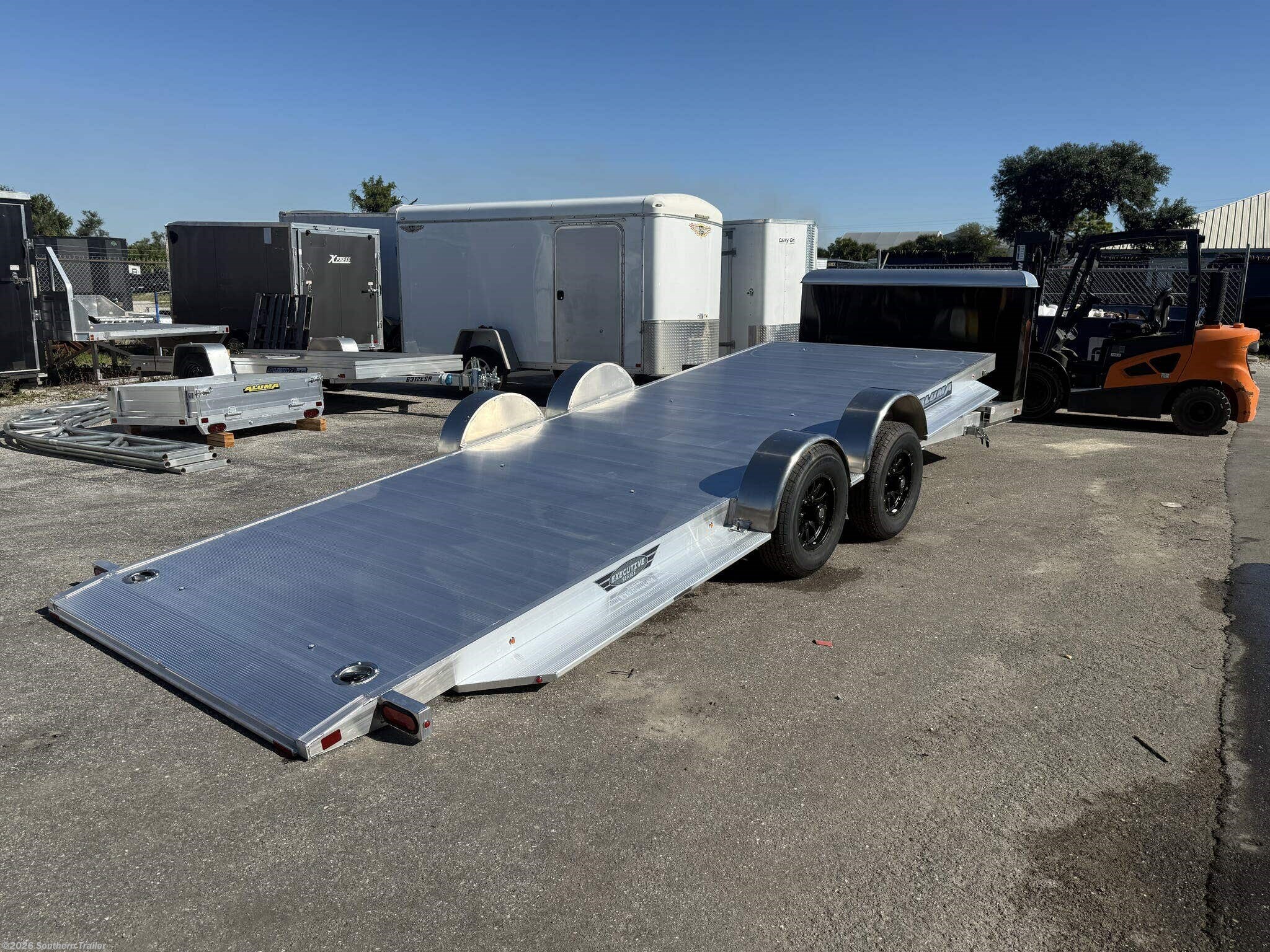 2027 Aluma 8220H-XL-TILT 20' Aluminum Tilt Trailer 9990 GVWR - New Car Hauler Trailer for sale by Southern Trailer in Englewood, Florida