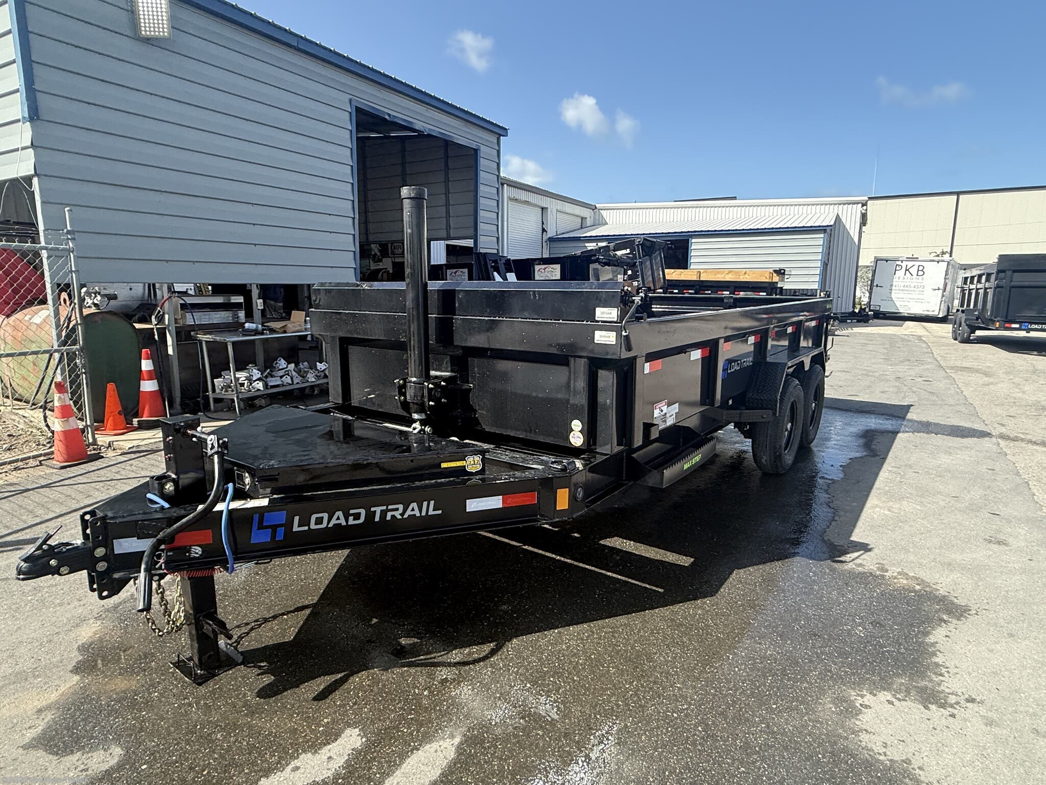 New 2027 Load Trail DL 83X16X2 Telescopic Dump w/7GA Floor 14K GVWR available in Englewood, Florida