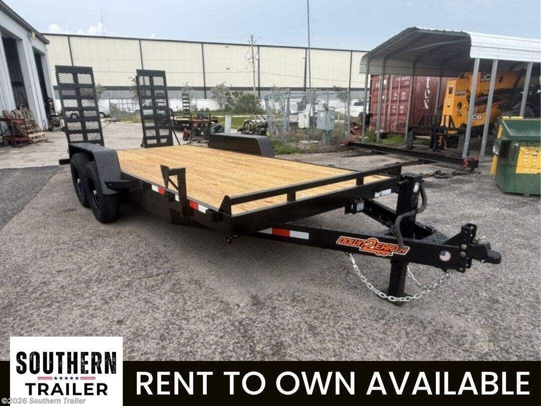 2026 Down 2 Earth 82X18 Equipment Trailer 14000 LB GVWR