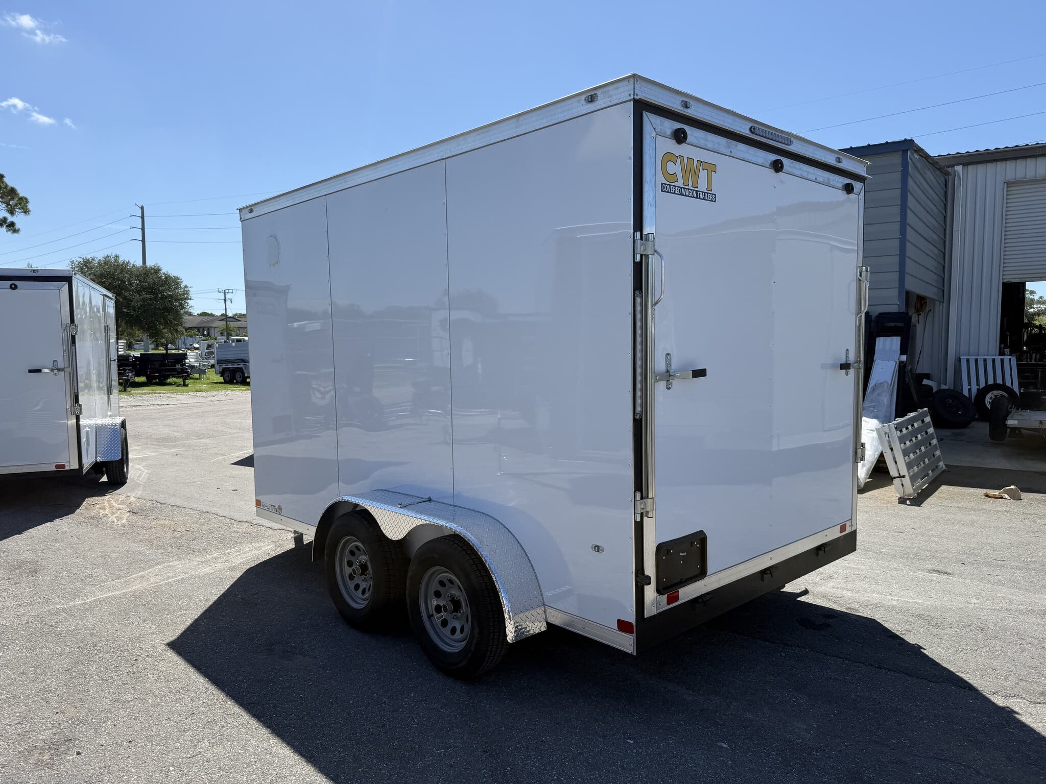 New 2027 Covered Wagon 7X12 Tandem Axle Enclosed Cargo 7K GVWR available in Englewood, Florida