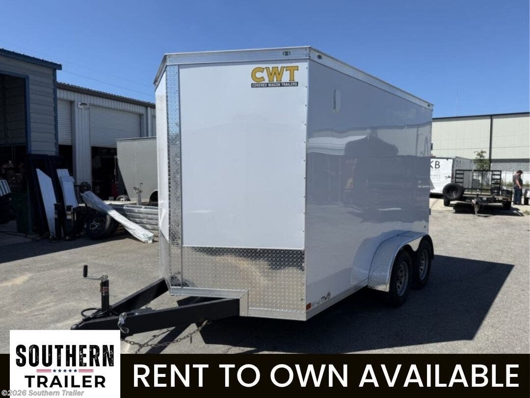 2027 Covered Wagon 7X12 Tandem Axle Enclosed Cargo 7K GVWR