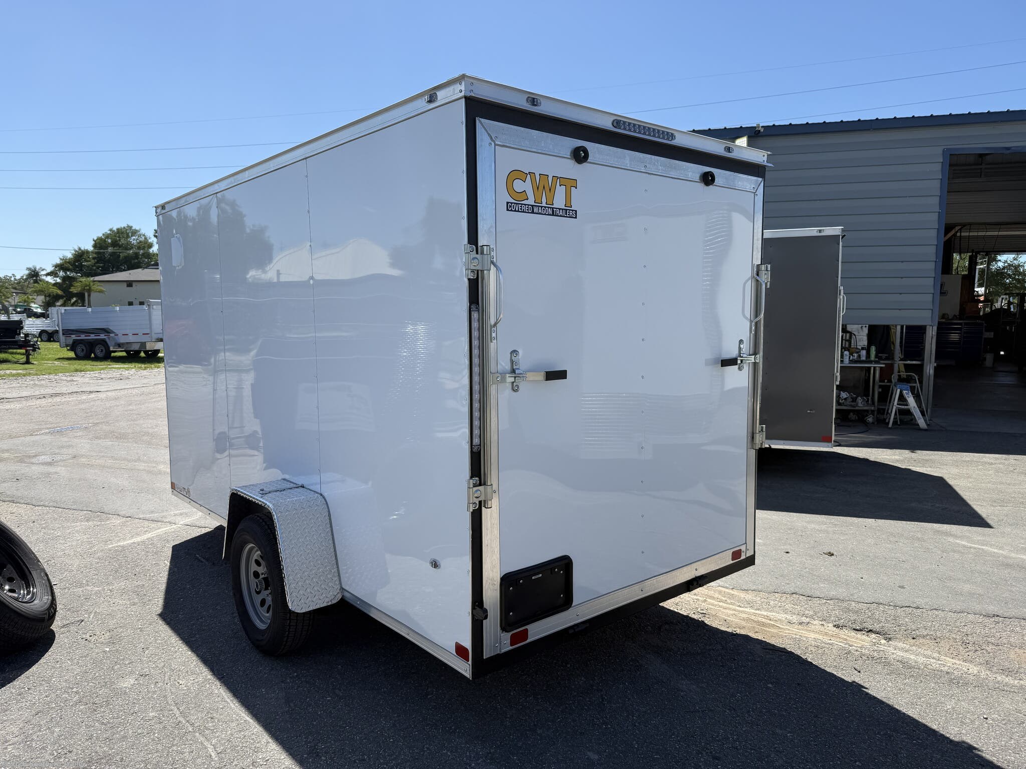 2026 6X12 Single Axle Enclosed Cargo Trailer 2990 GVWR by Covered Wagon from Southern Trailer in Englewood, Florida
