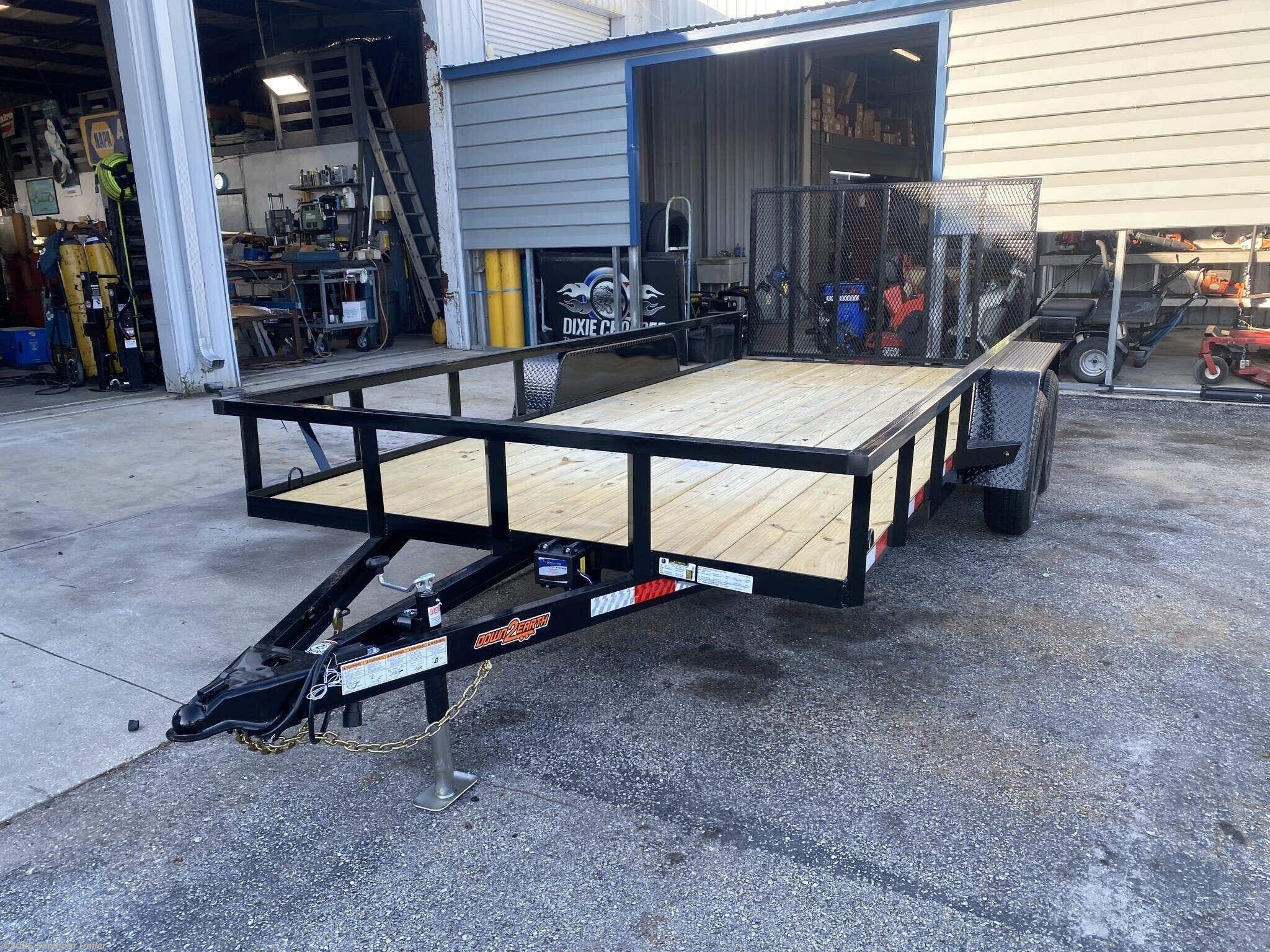 2026 Down 2 Earth 82X16 Tandem Axle Utility Trailer 7K GVWR - New Utility Trailer for sale by Southern Trailer in Englewood, Florida