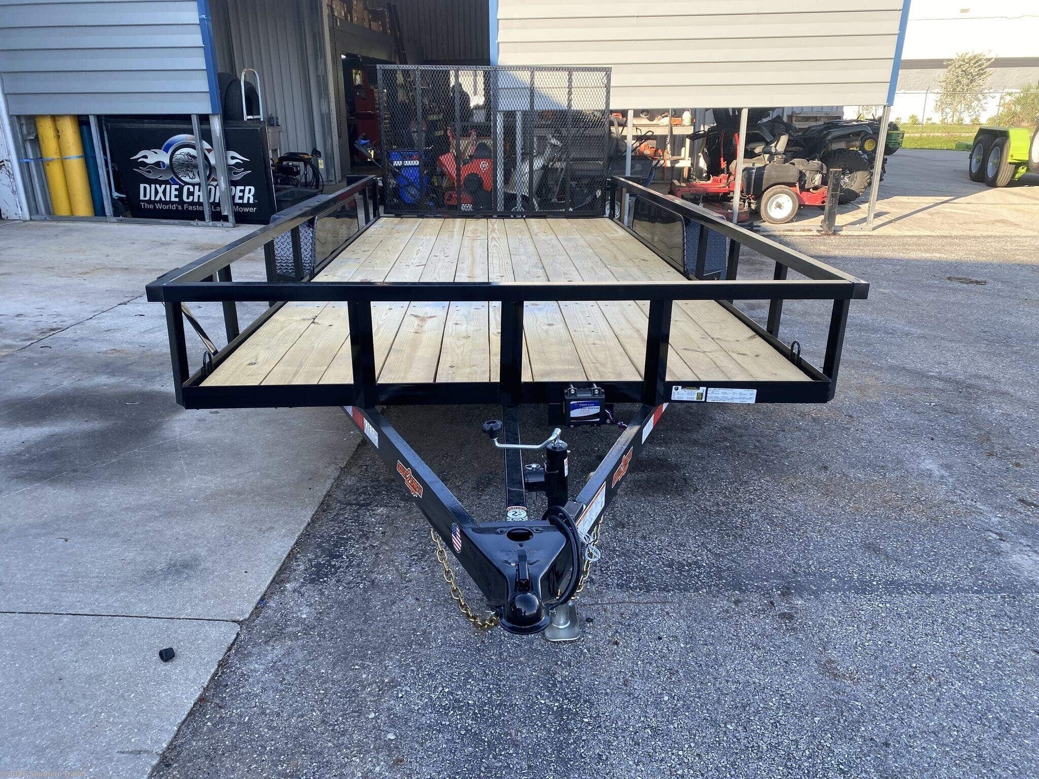 2026 82X16 Tandem Axle Utility Trailer 7K GVWR by Down 2 Earth from Southern Trailer in Englewood, Florida