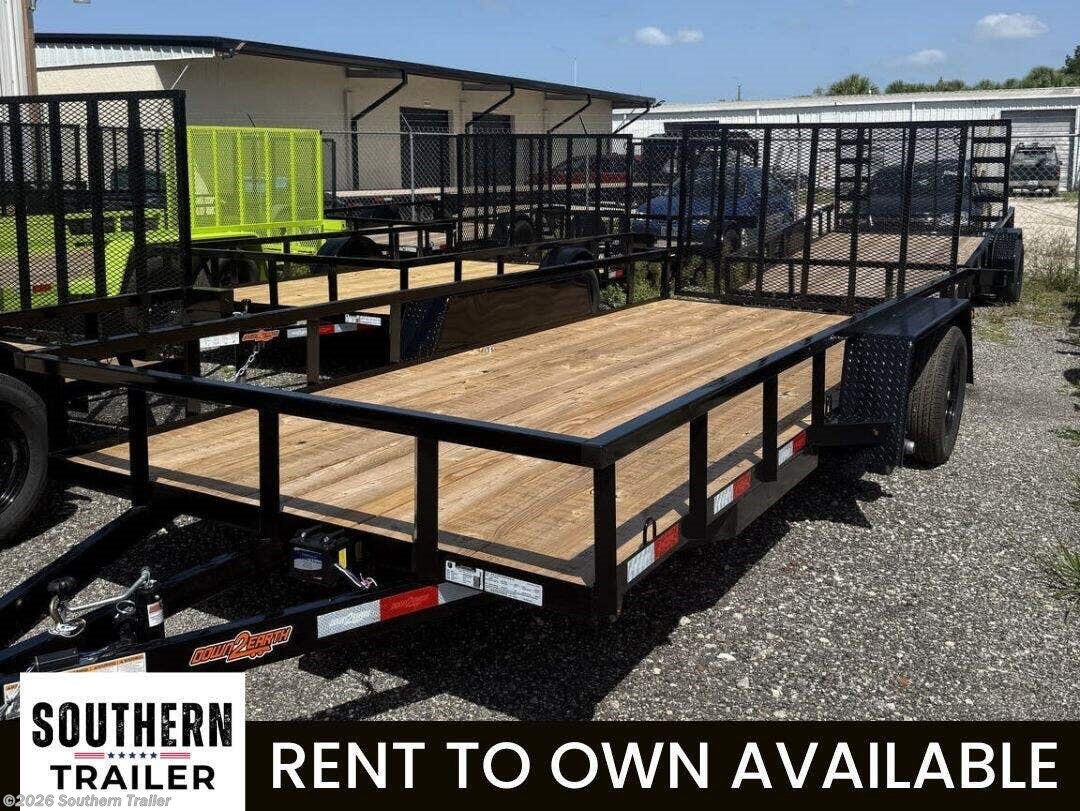2026 Down 2 Earth 76X16 Utility Trailer 7K GVWR