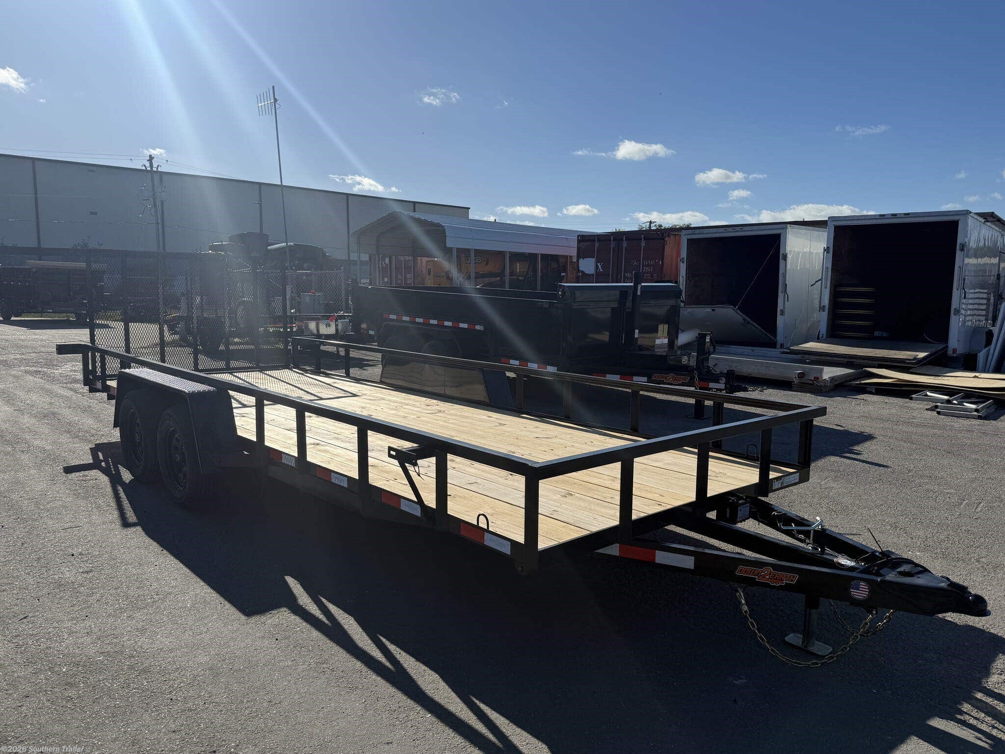 2026 Down 2 Earth 82X20 HD Tandem Axle Utility Trailer 9.9K GVWR - New Utility Trailer for sale by Southern Trailer in Englewood, Florida