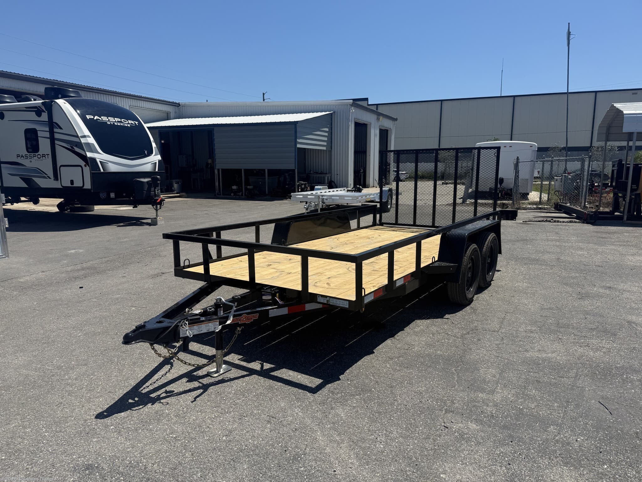 2026 Down 2 Earth 76X14 Tandem Axle Utility Trailer 7K GVWR - New Utility Trailer for sale by Southern Trailer in Englewood, Florida