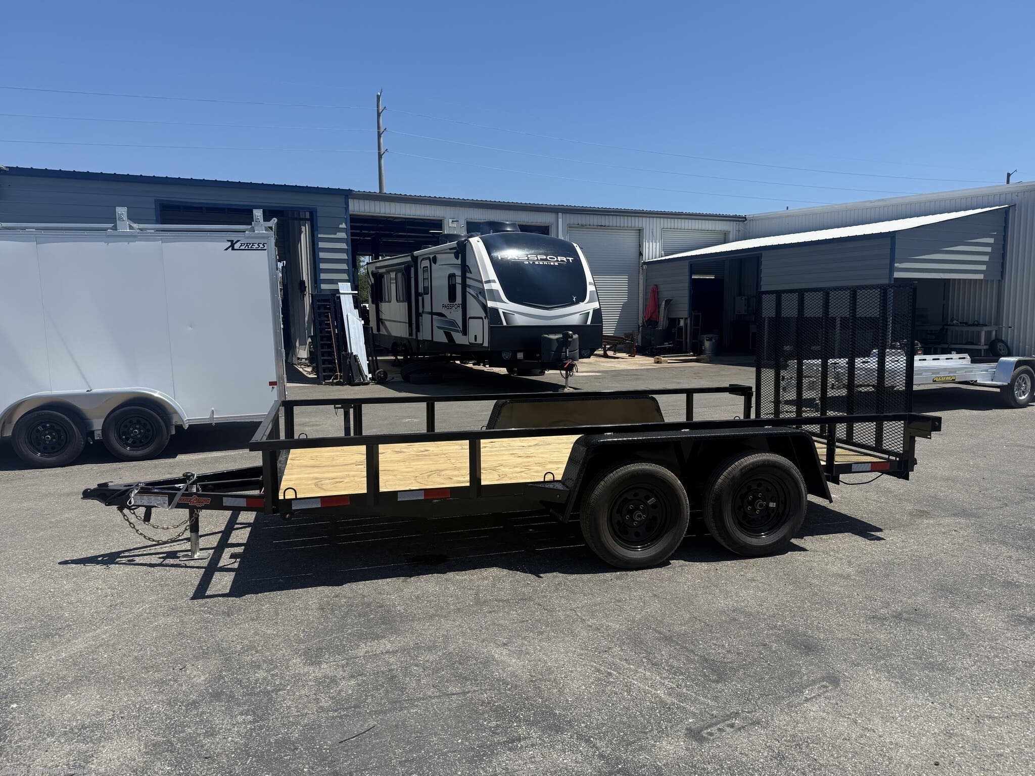 New 2026 Down 2 Earth 76X14 Tandem Axle Utility Trailer 7K GVWR available in Englewood, Florida