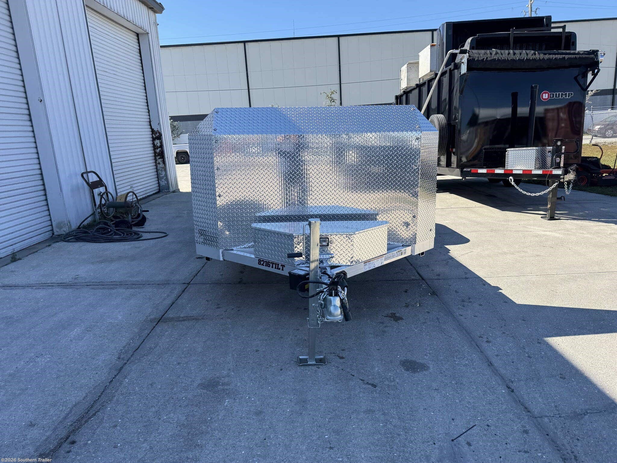 New 2027 Aluma 8216ANV-TILT-TA 16' Anniversary Edition Tilt Trailer 7K GVWR available in Englewood, Florida
