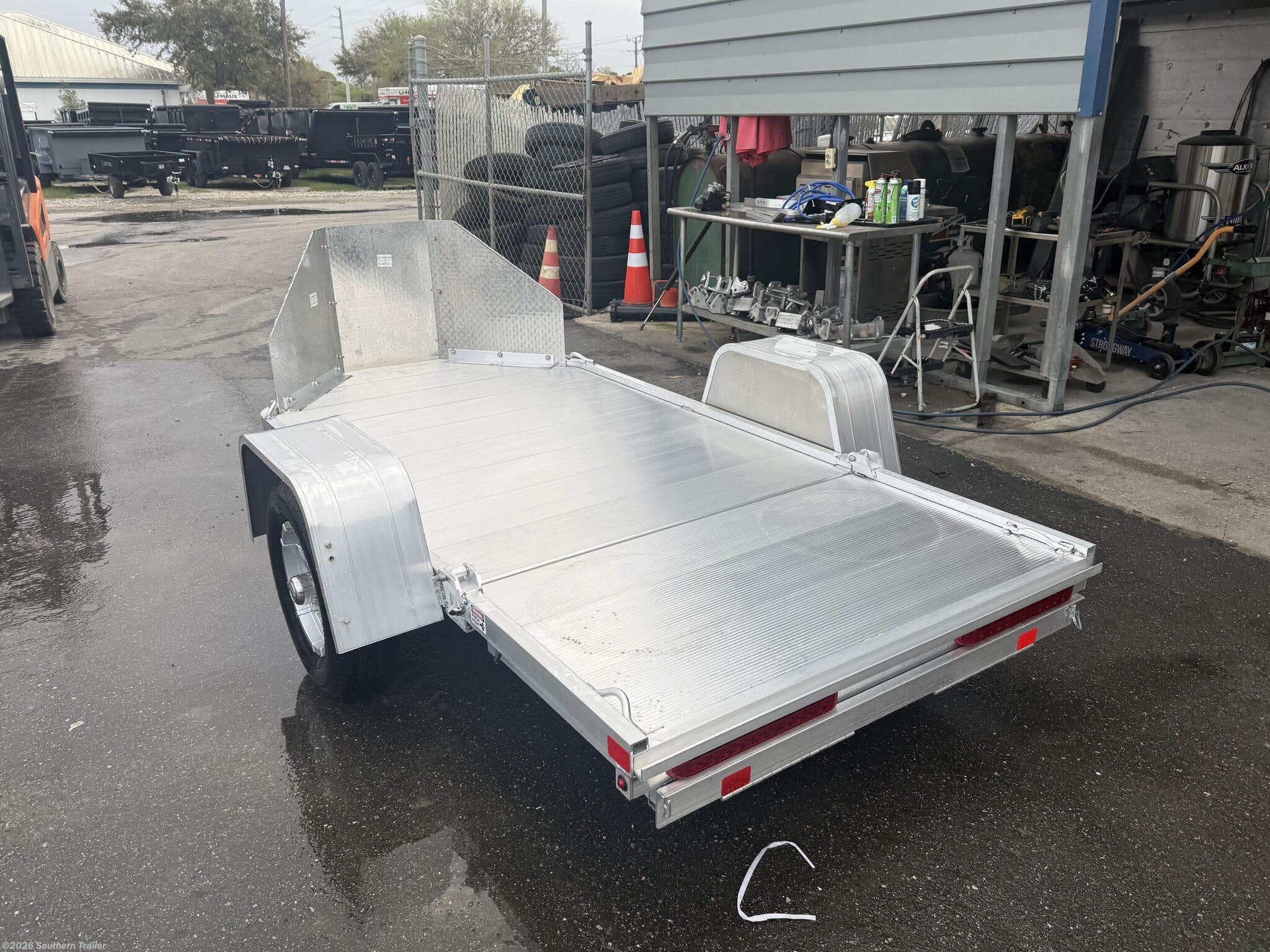 2027 Aluma MC1F-S-R Aluminum Folding Motorcycle Trailer - New Motorcycle Trailer for sale by Southern Trailer in Englewood, Florida