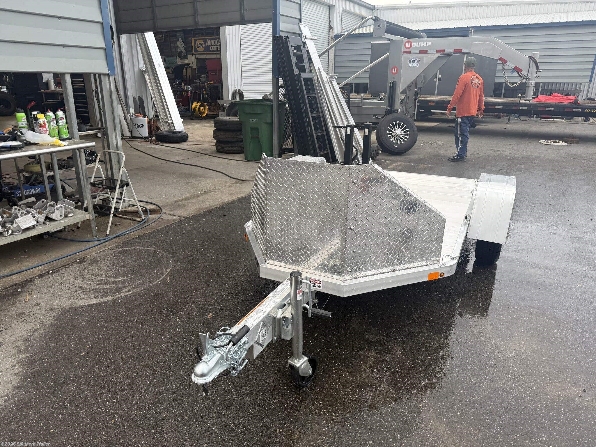 2027 MC1F-S-R Aluminum Folding Motorcycle Trailer by Aluma from Southern Trailer in Englewood, Florida