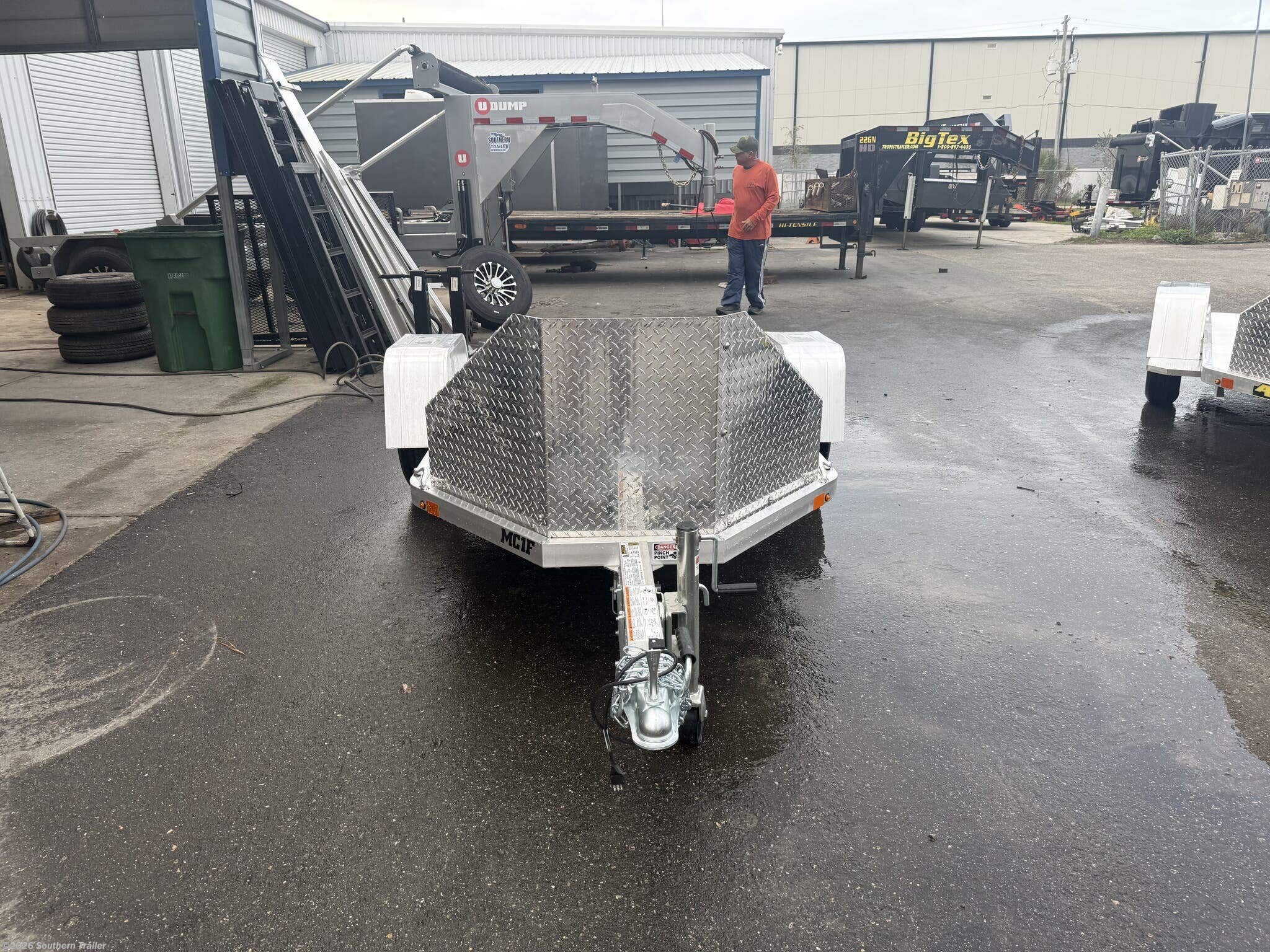 New 2027 Aluma MC1F-S-R Aluminum Folding Motorcycle Trailer available in Englewood, Florida