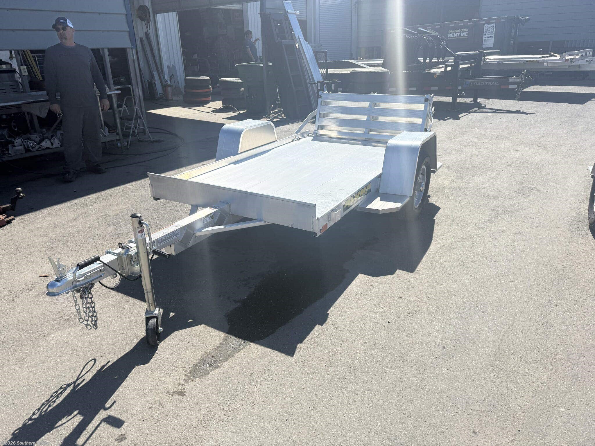 2027 Aluma 548S-BT Aluminum 8' Utility Trailer Bi-Fold Gate 2K GVWR - New Utility Trailer for sale by Southern Trailer in Englewood, Florida