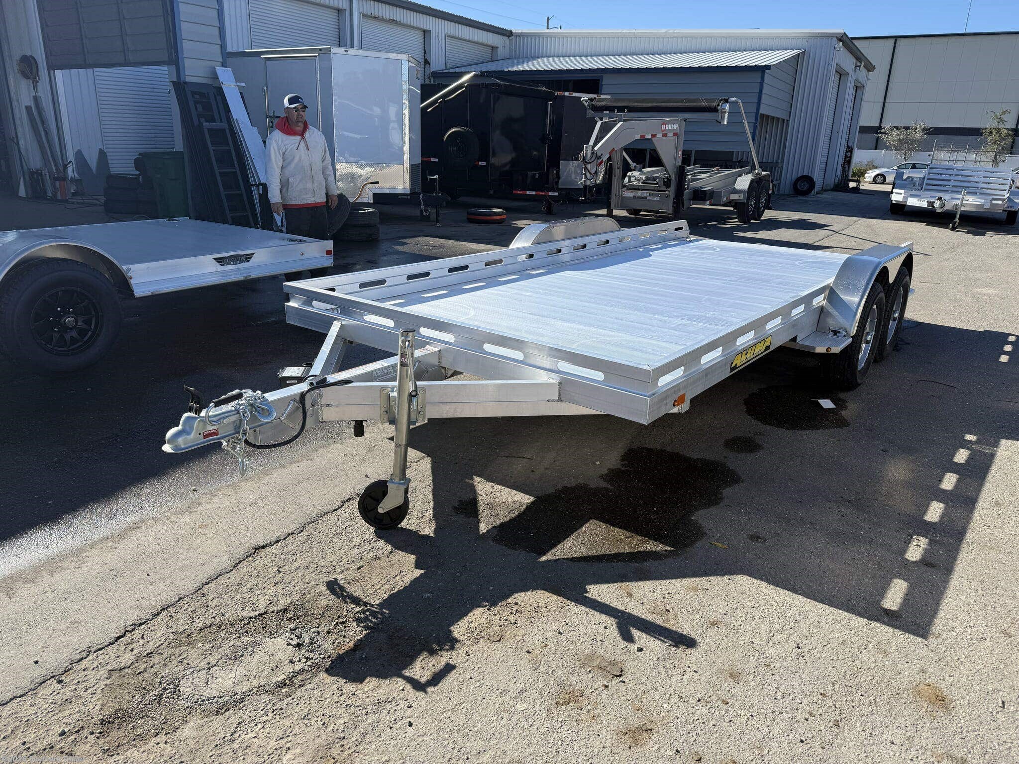 2027 16' Utility Trailer w/Ramps 8.5K GVWR by Aluma from Southern Trailer in Englewood, Florida