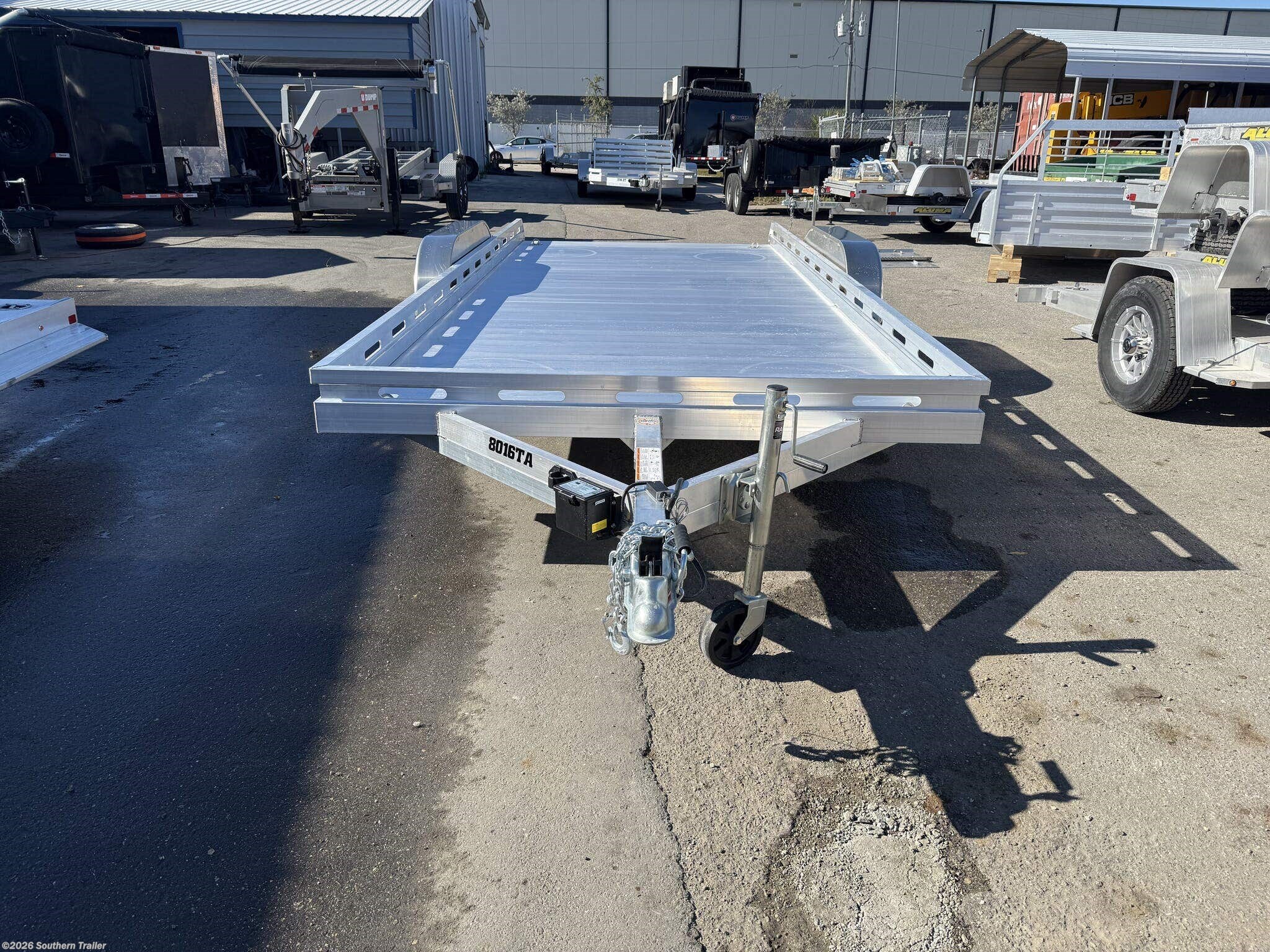New 2027 Aluma 16' Utility Trailer w/Ramps 8.5K GVWR available in Englewood, Florida