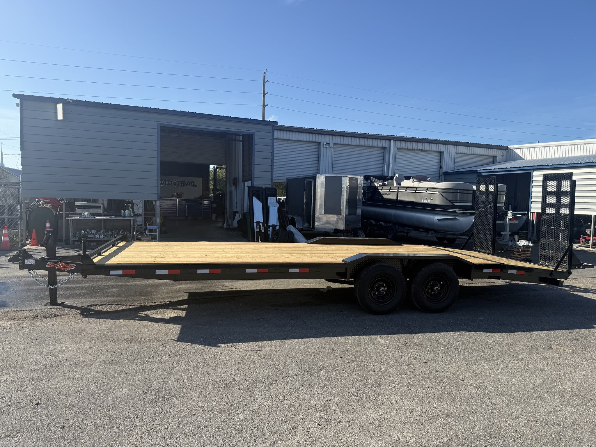 2027 102X24 Drive Over Fender Equipment Trailer 14K GVW by Down 2 Earth from Southern Trailer in Englewood, Florida
