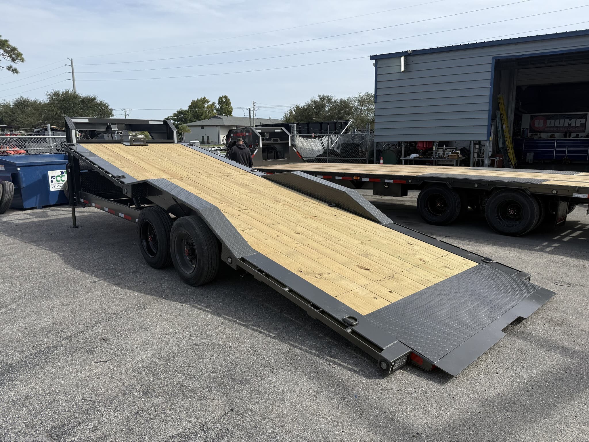 2027 MAXX-D 102X24 Gooseneck Driveover Power Tilt 18K GVWR - New Tilt Deck Trailer for sale by Southern Trailer in Englewood, Florida
