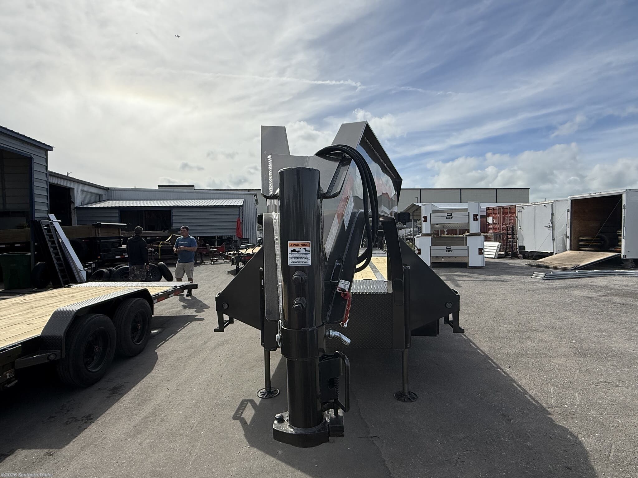 2026 102X32 Gooseneck Flatbed w/Hyd. Dove &amp; Jacks 25.9K by MAXX-D from Southern Trailer in Englewood, Florida