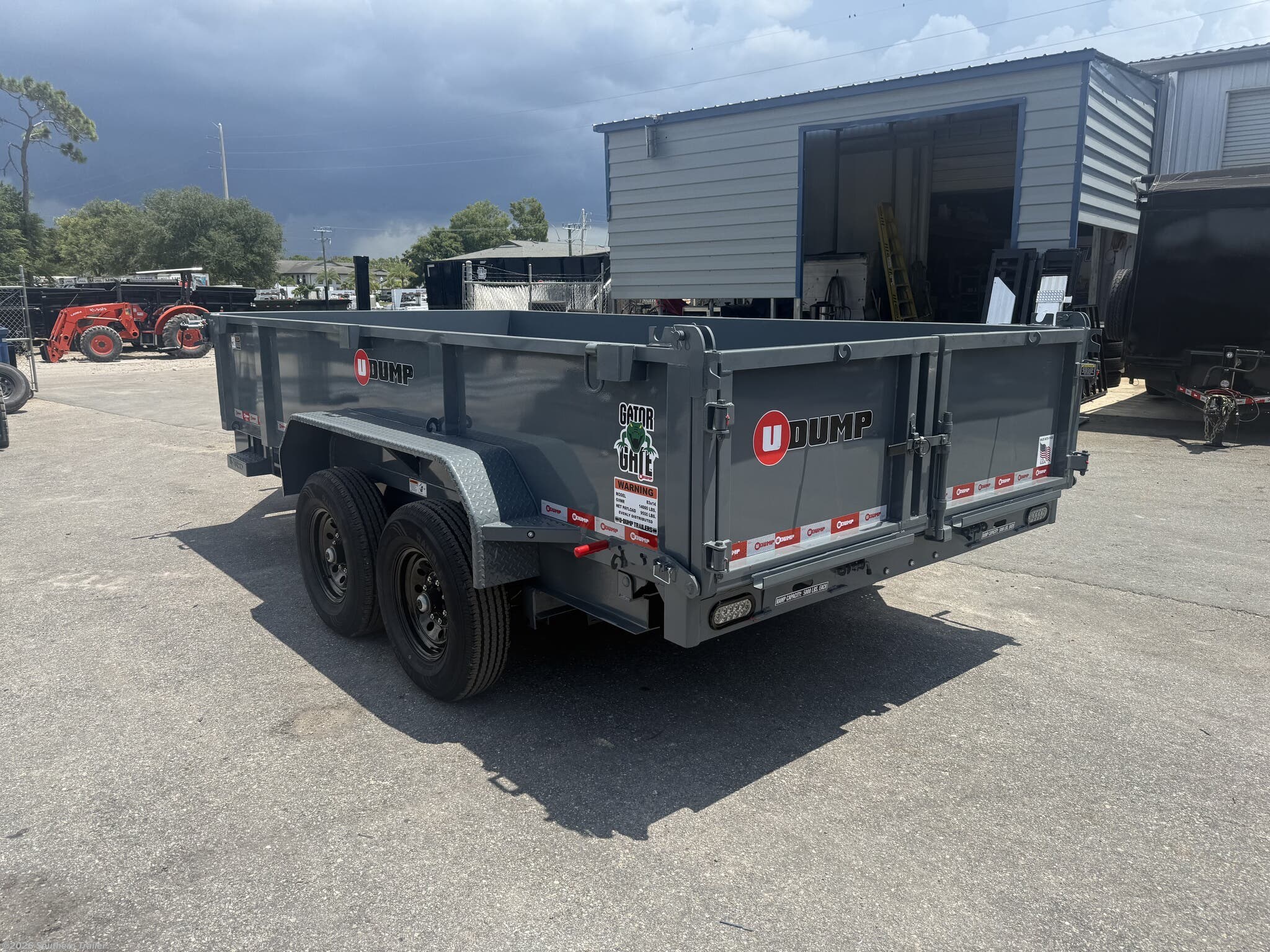 New 2027 U-Dump Pro Series 83X14X25 Telescopic Dump Trailer 14K GVWR available in Englewood, Florida