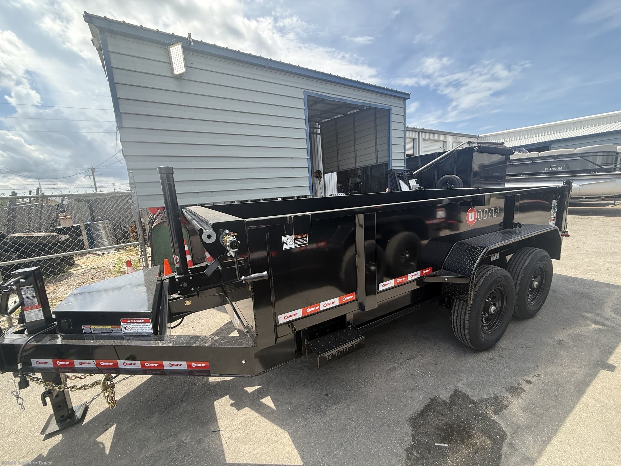 New 2027 U-Dump Pro Series 83X14X25 Telescopic Dump Trailer 14K GVWR available in Englewood, Florida
