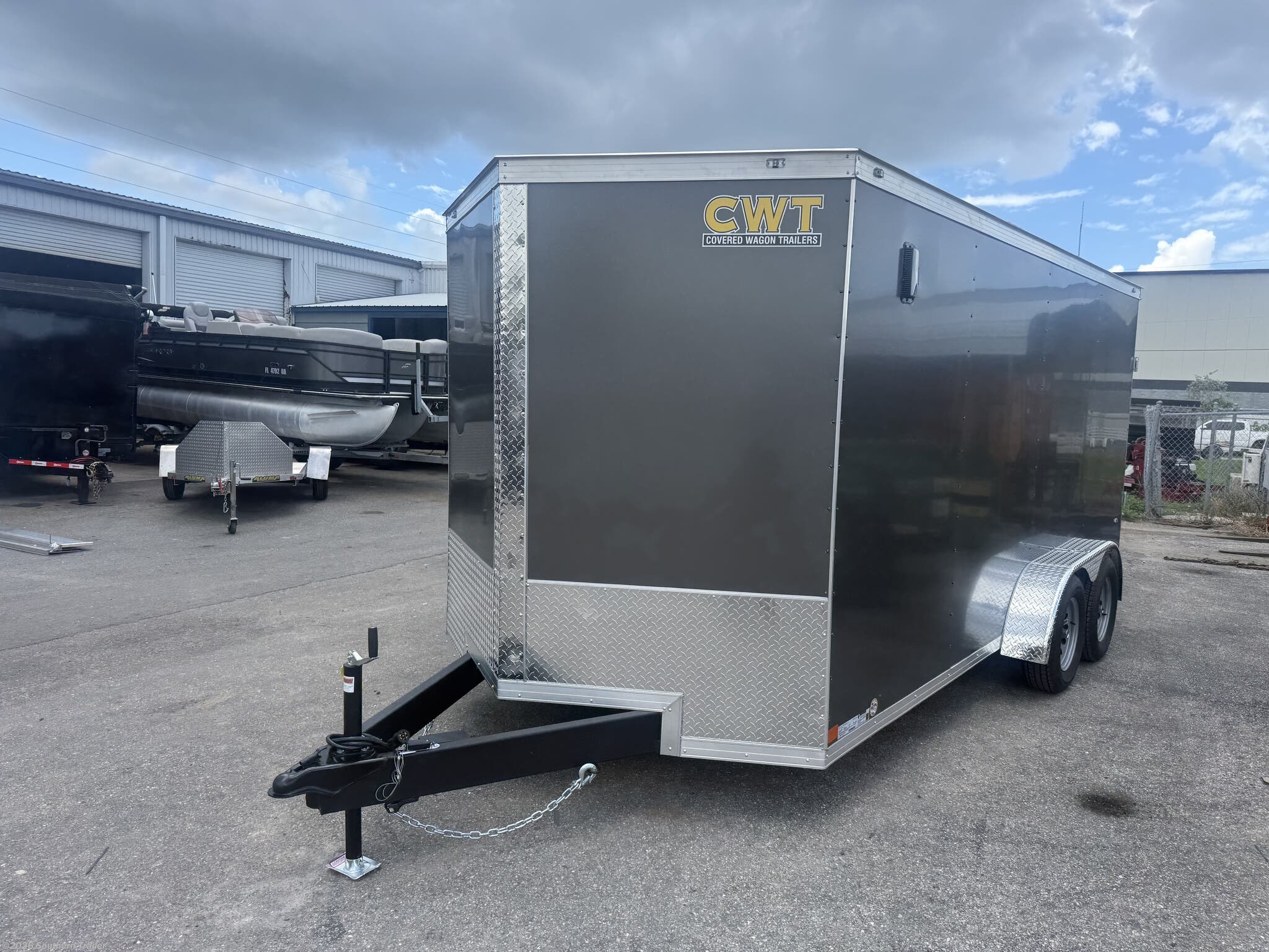 2026 Covered Wagon Goldmine 7X14 Extra Tall Enclosed Cargo Trailer 7K GVWR