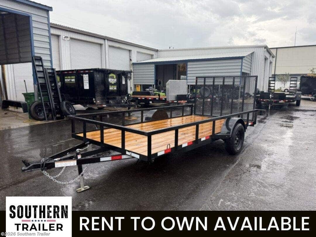 2027 Down 2 Earth 76X14 Tube Top Utility Trailer 2990 GVWR