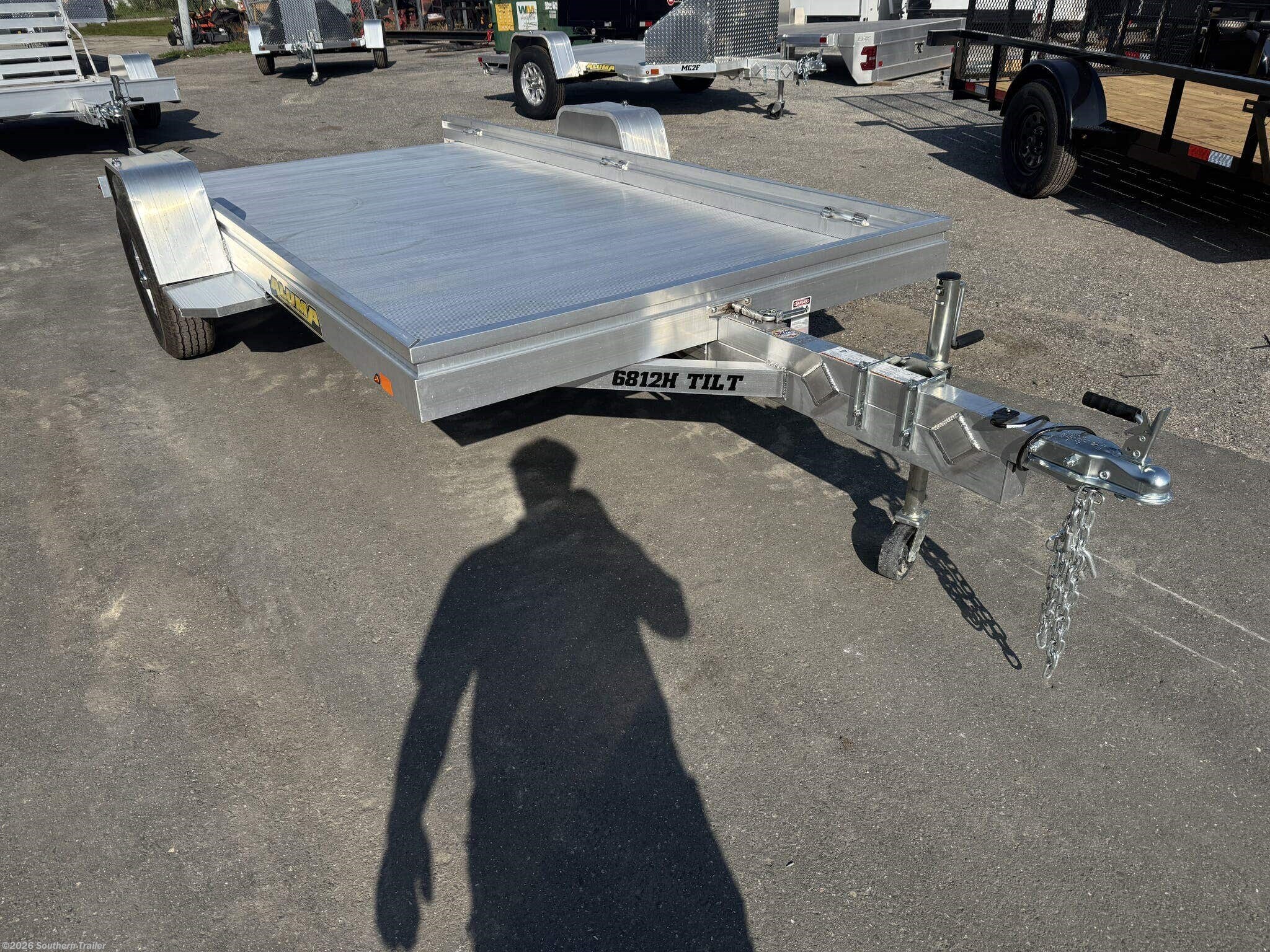 2027 Aluma 6812H-TILT 12' Aluminum Tilt Trailer Utility - New Utility Trailer for sale by Southern Trailer in Englewood, Florida