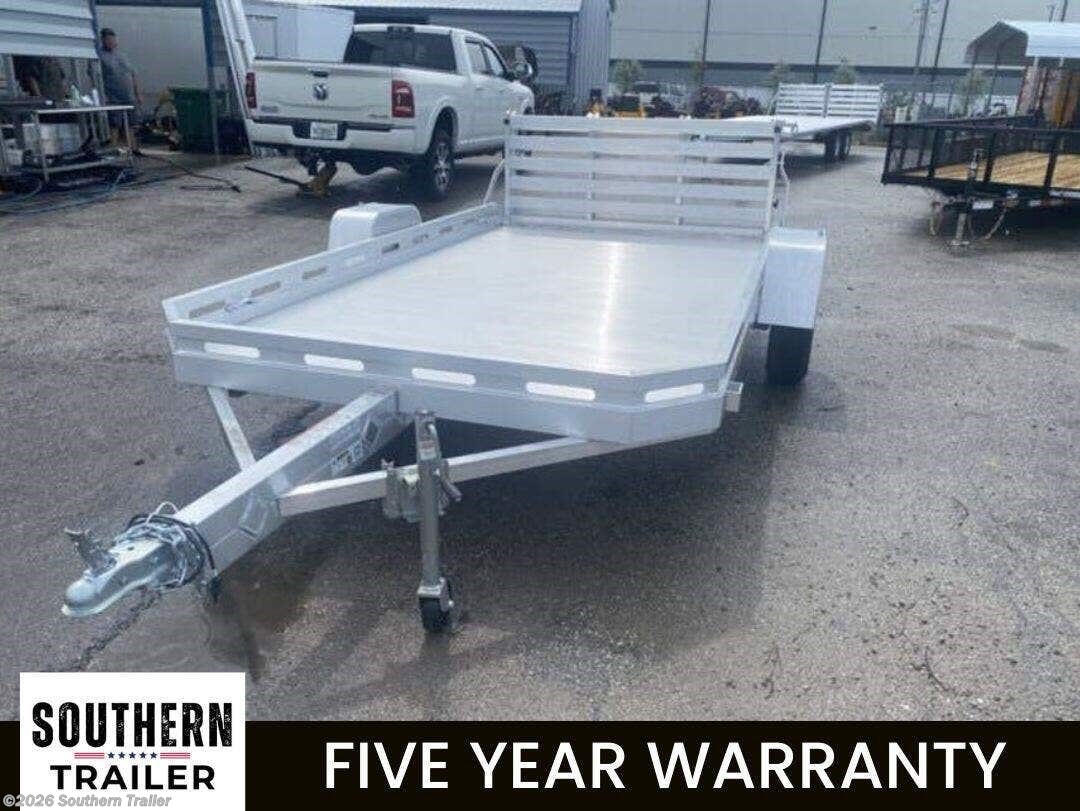 2027 Aluma 7710H-S-BT 77X10 Aluminum Utility Trailer Bi-Fold Gate