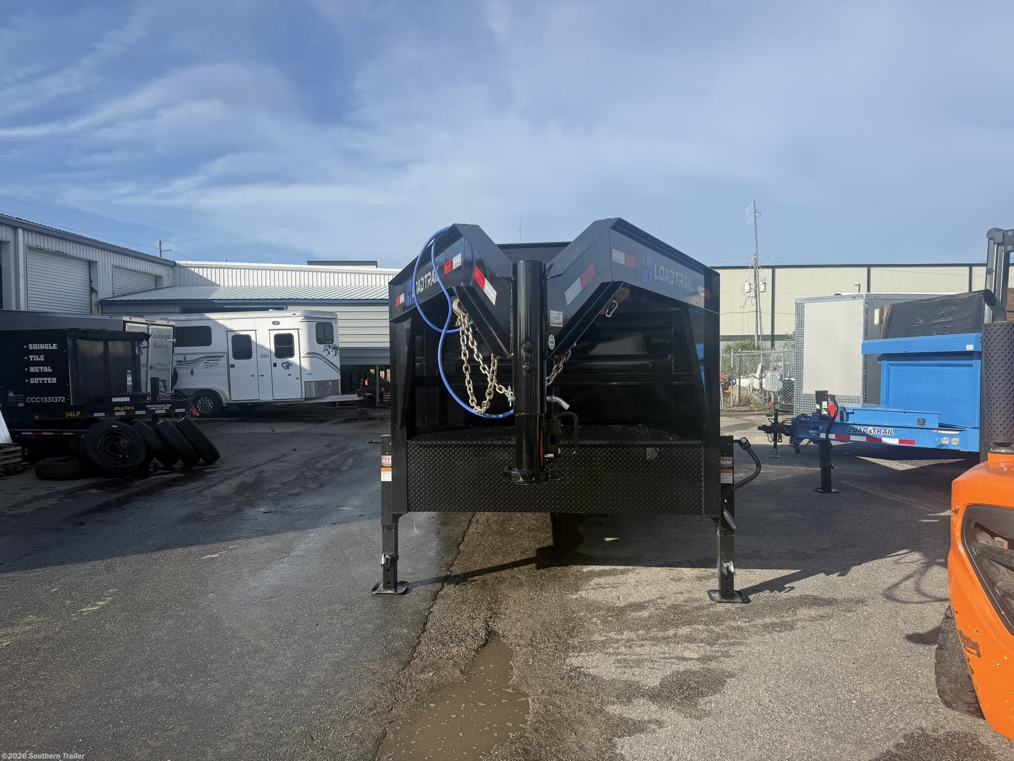 2027 DG 83X14X3 Gooseneck Low Pro Dump Trailer 14K GVWR by Load Trail from Southern Trailer in Englewood, Florida