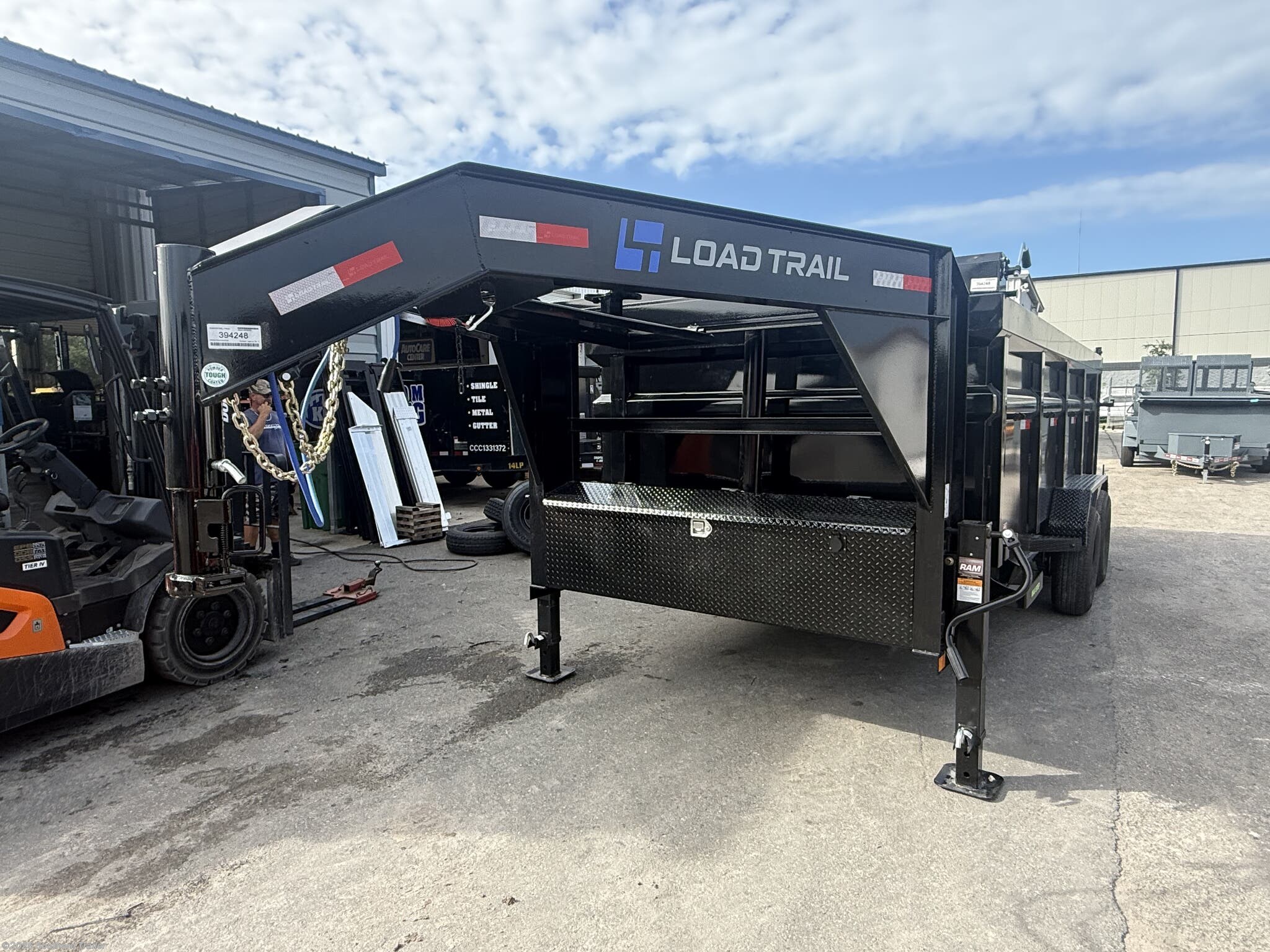 2027 DG 83X16X4 Gooseneck Low Pro Dump Trailer 14K GVWR by Load Trail from Southern Trailer in Englewood, Florida