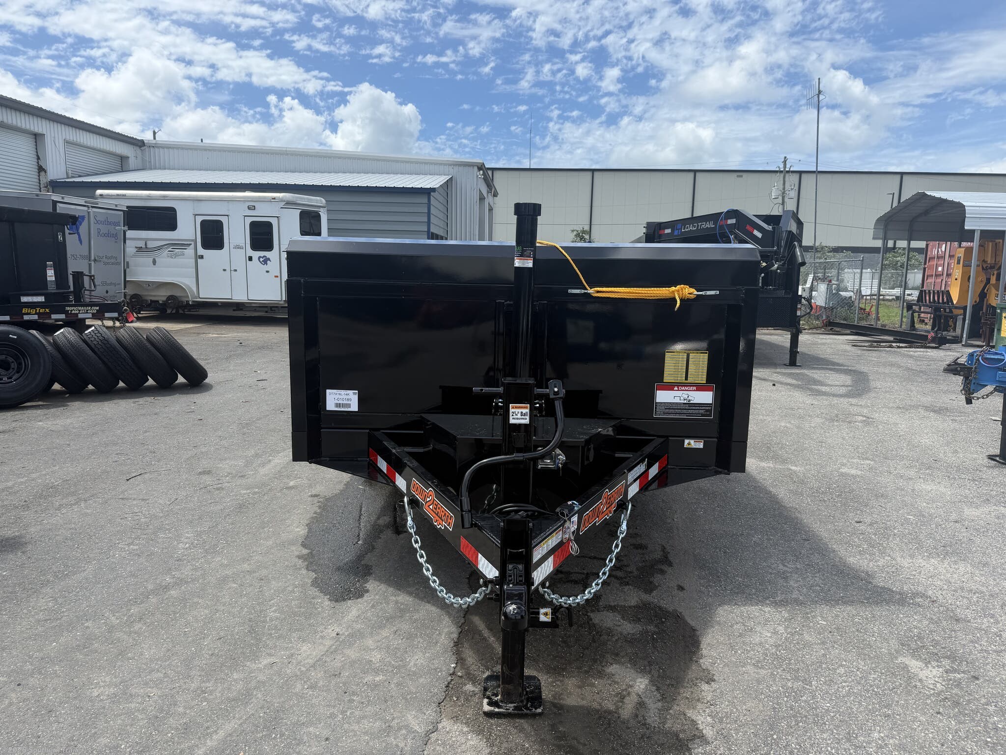 2026 82X14 Telescopic Dump Trailer 7GA Floor 14K GVWR by Down 2 Earth from Southern Trailer in Englewood, Florida