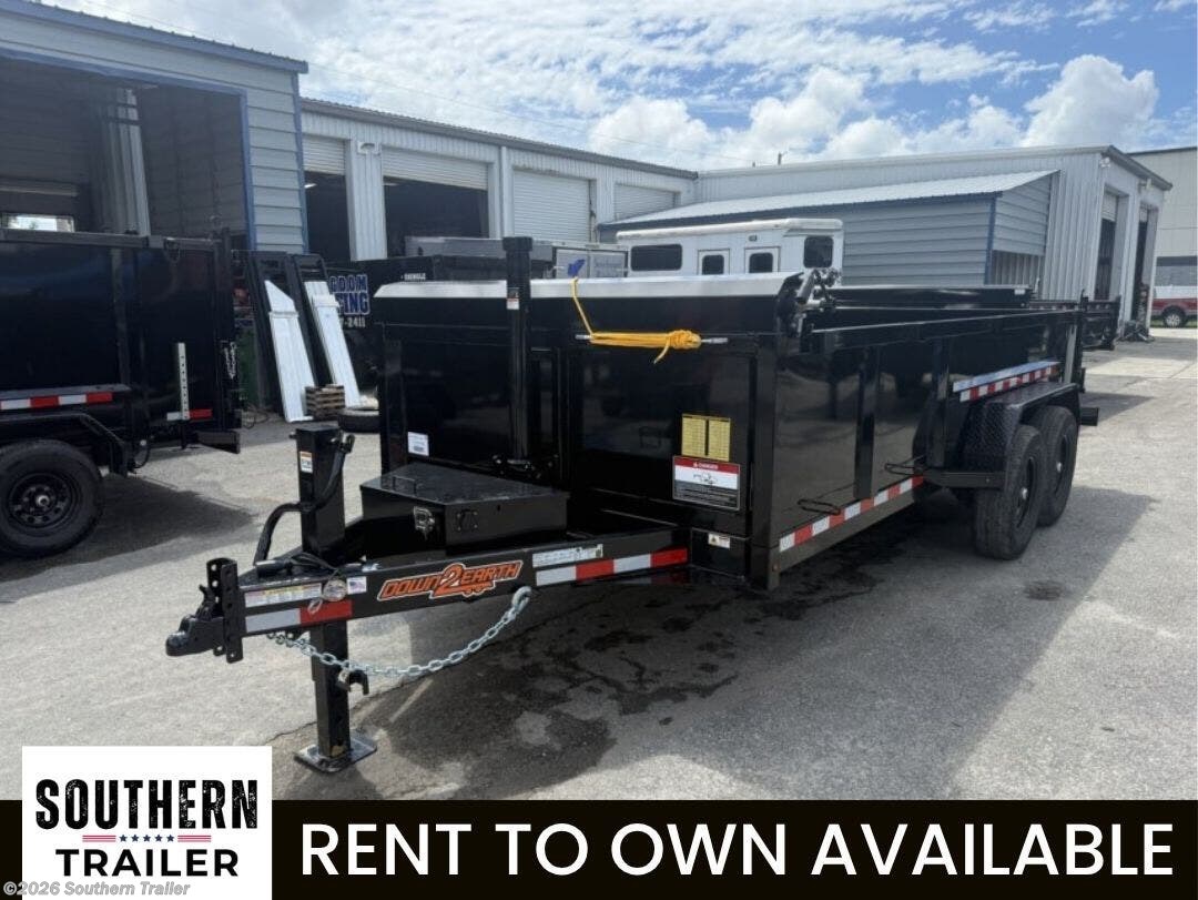 2026 Down 2 Earth 82X14 Telescopic Dump Trailer 7GA Floor 14K GVWR