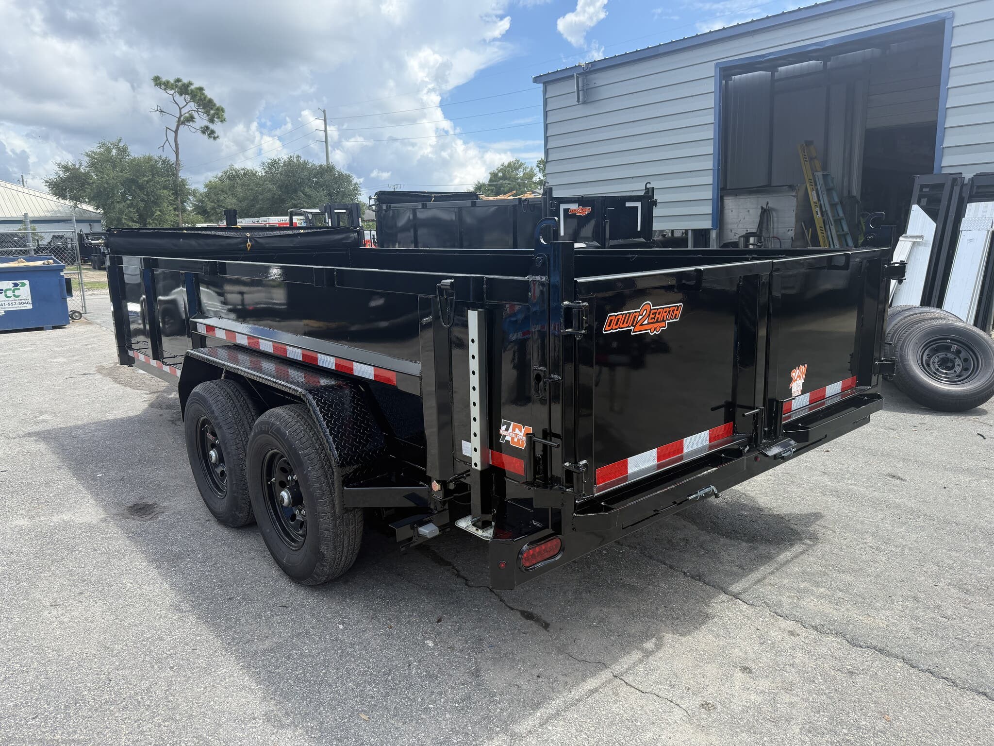 New 2026 Down 2 Earth 82X16 Telescopic Dump Trailer 7GA Floor 14K available in Englewood, Florida